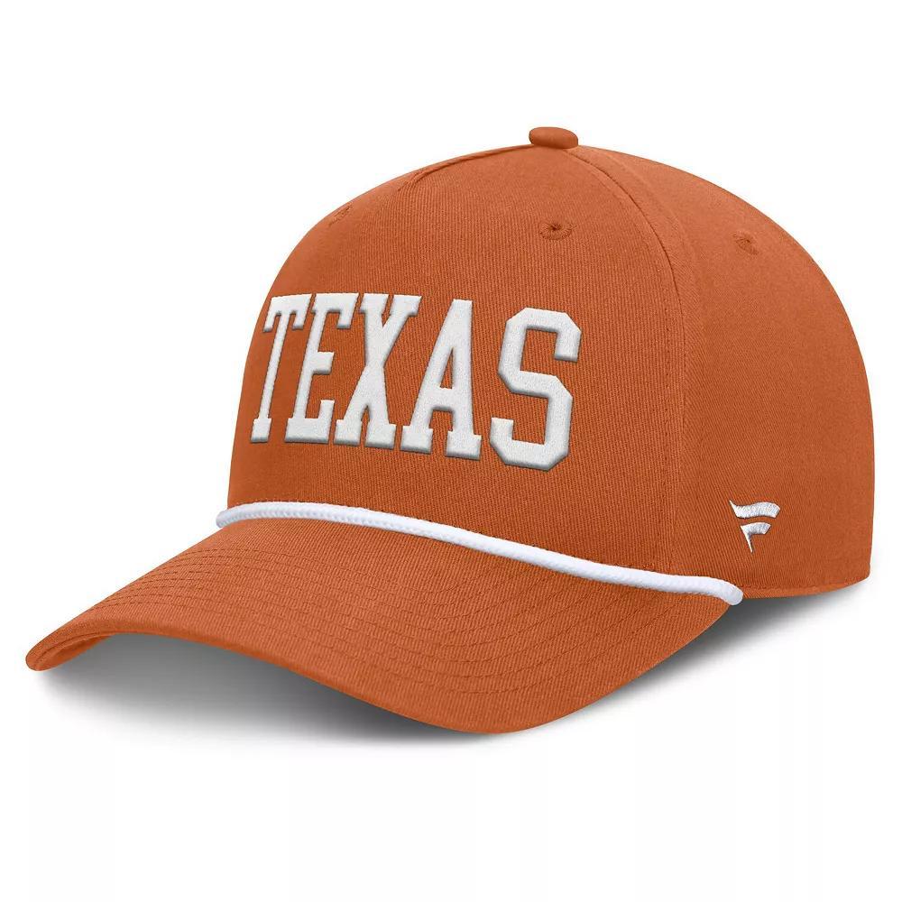Men's Fanatics Texas Orange Texas Longhorns Foul Ball Rope Adjustable Hat, Team Product Image