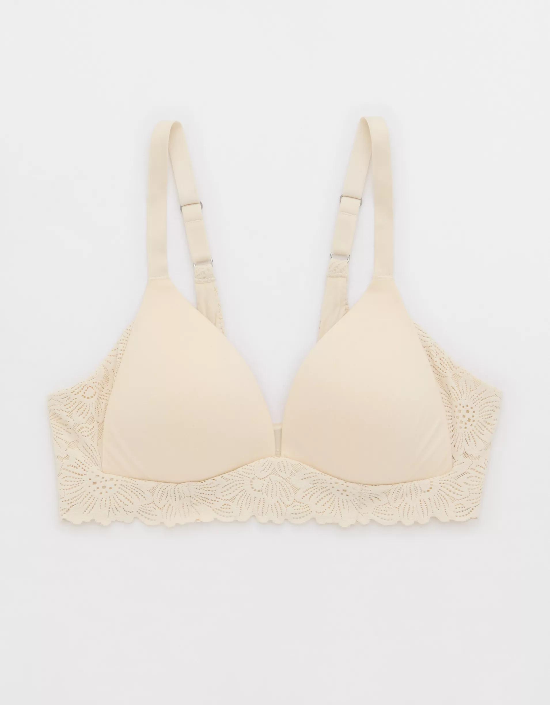 Sunnie Bloom Lace Trim Wireless Lightly Lined Bra Product Image