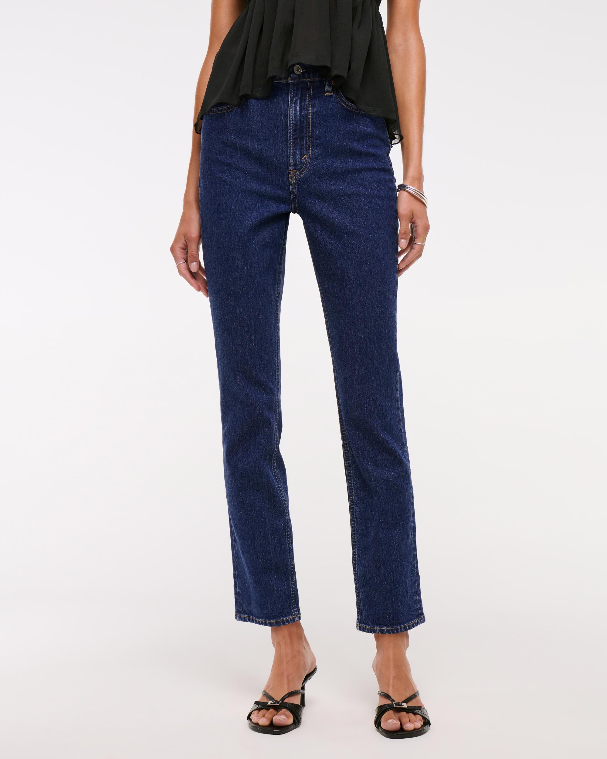 Ultra High Rise Ankle Straight Jean Product Image
