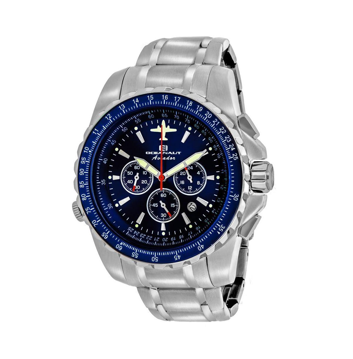 Oceanaut Mens Aviador Pilot Blue Dial Watch - OC0114 - Blue Product Image