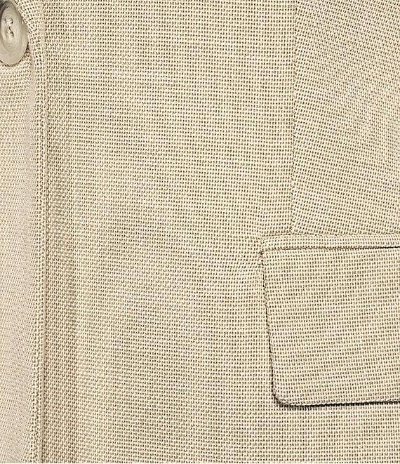 Anne Klein Crossdye Notch Collar 1-Button Vest Product Image