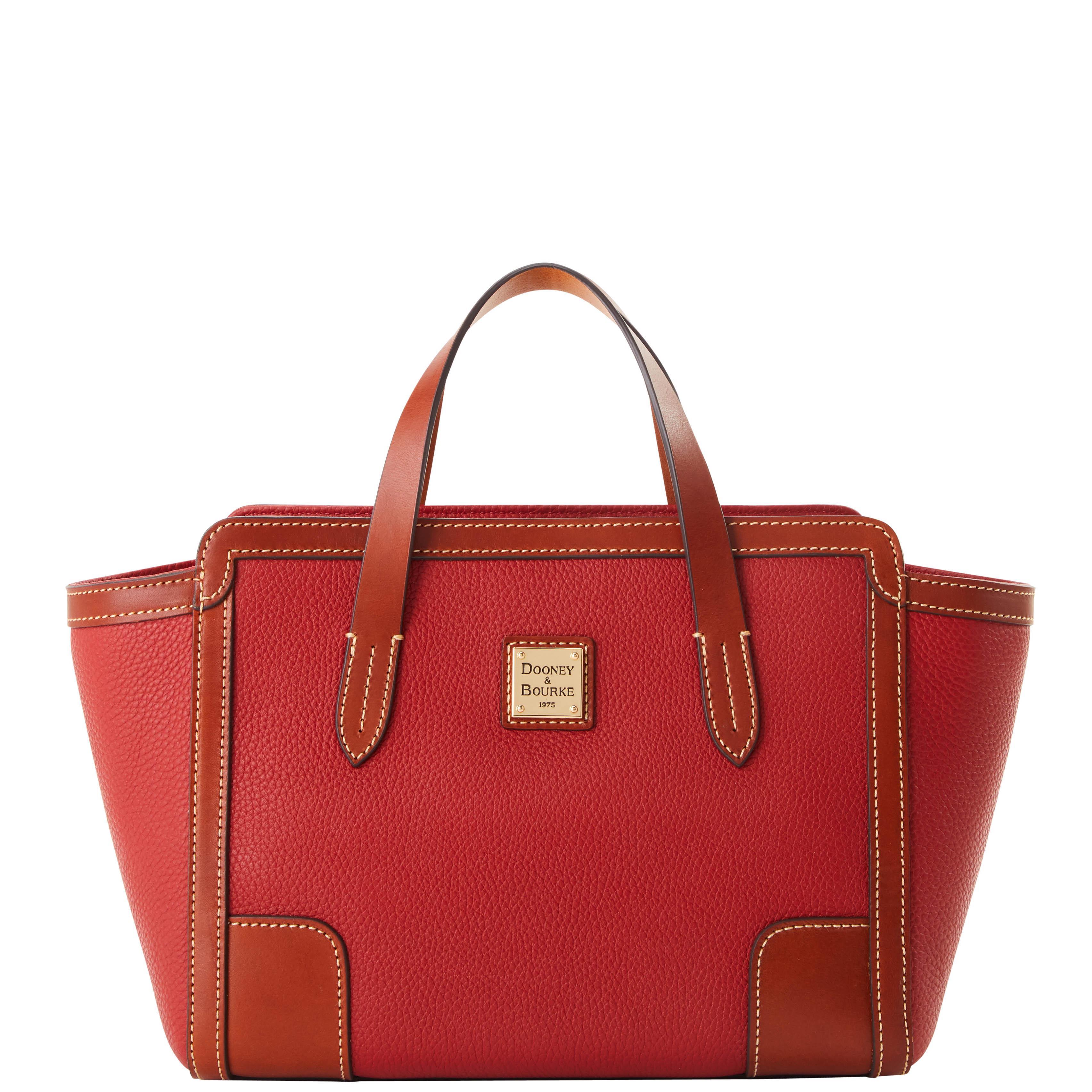 Dooney & Bourke Womens Pebble Grain Small Leather Shopper Bag in Jeans Product Image
