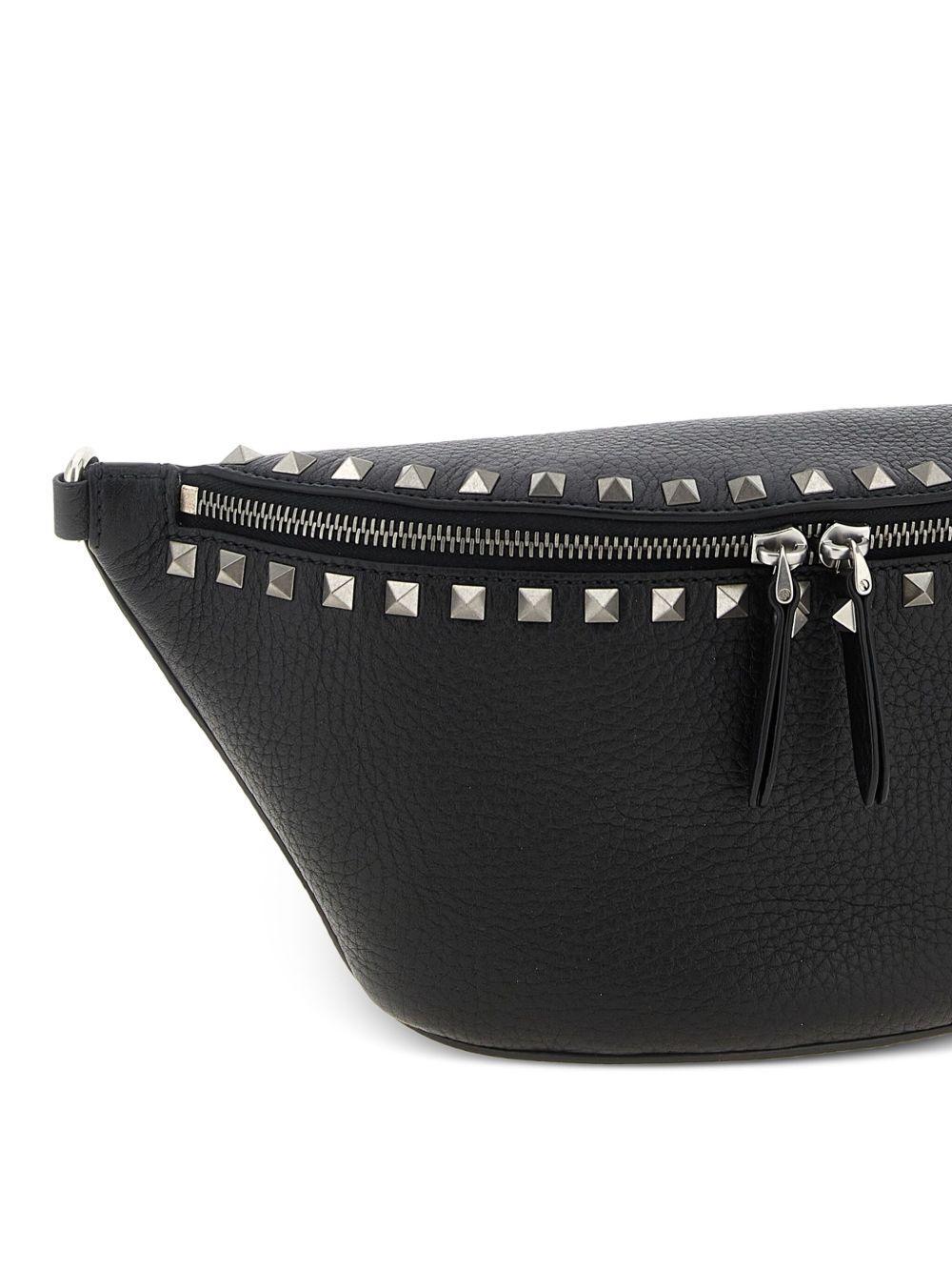 Rockstud leather belt bag Product Image
