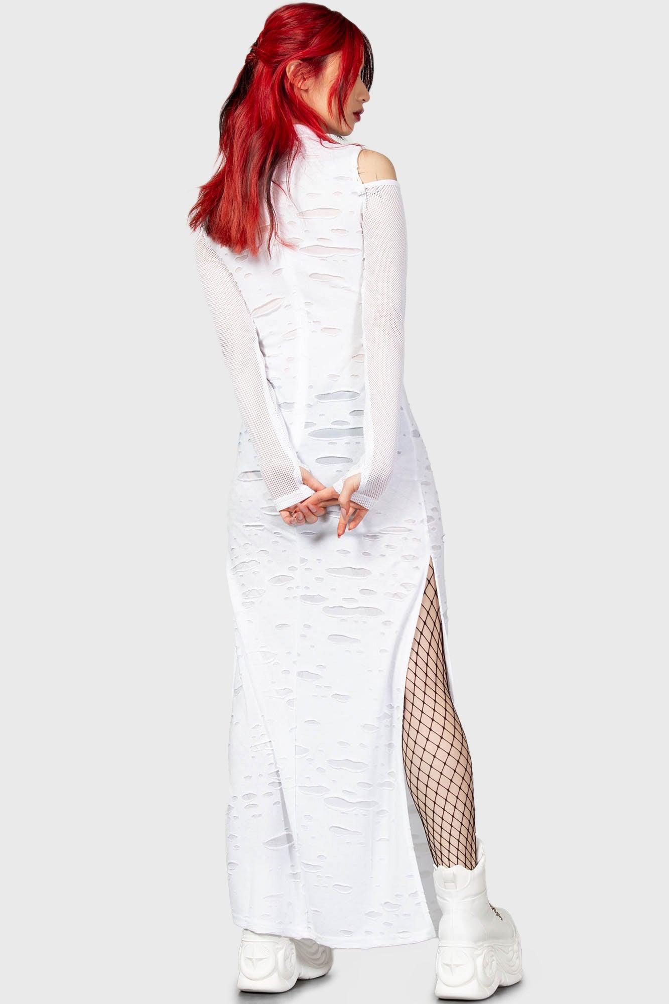 Biters Maxi Dress [WHITE] Female Product Image