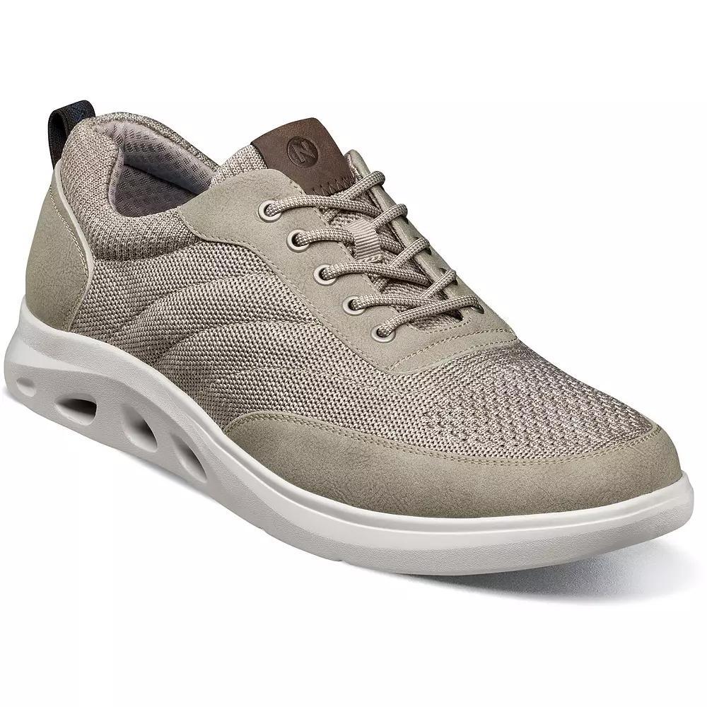 Nunn Bush Ponte Mens Knit Moc Toe Sneakers Brown Team Product Image