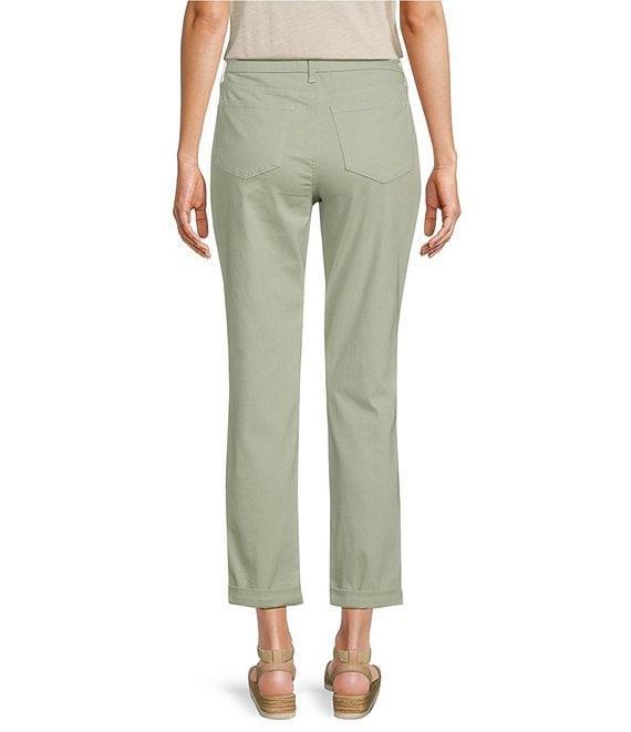 NYDJ Petite Size Margot High Rise Slim Straight Girlfriend Jeans Product Image