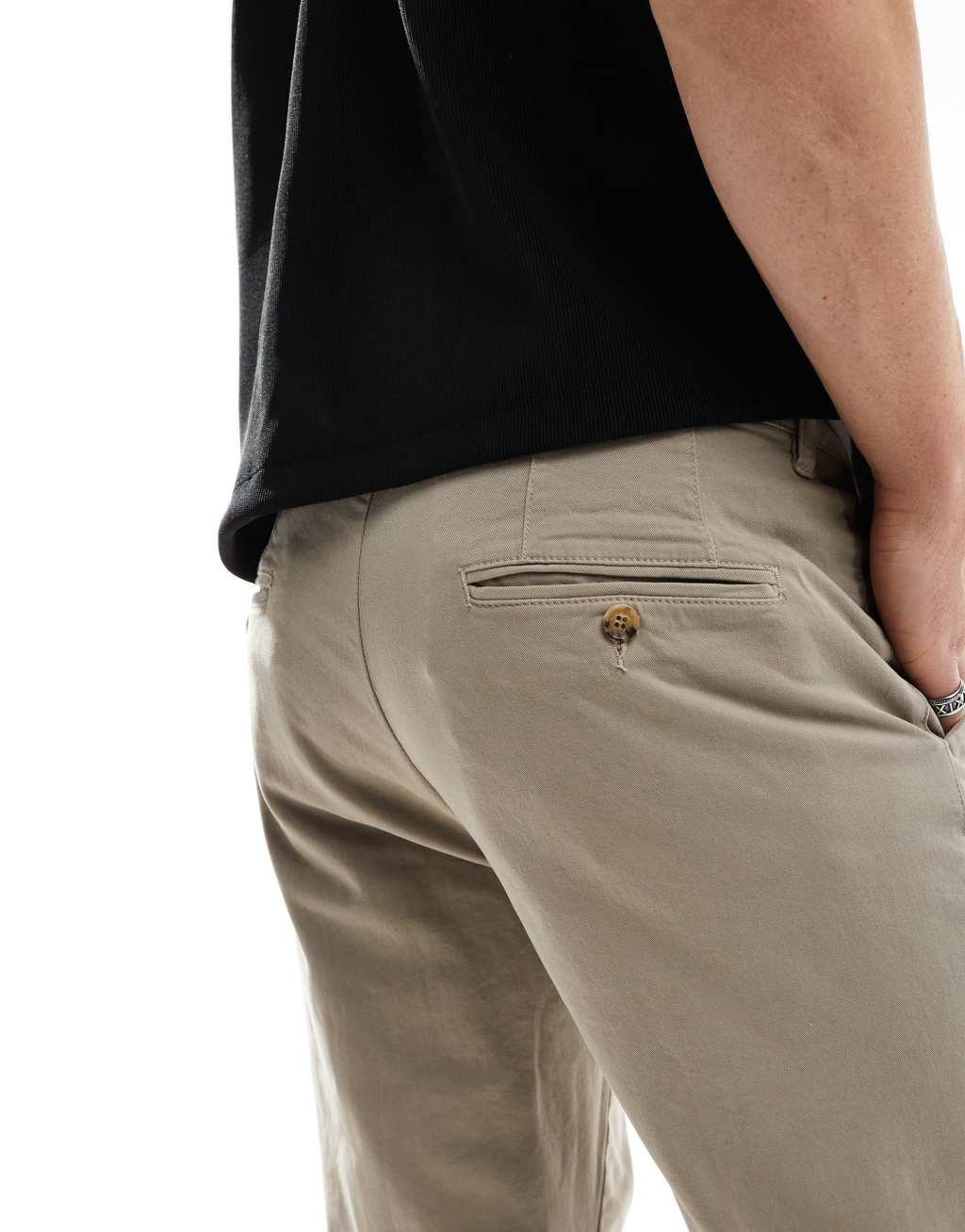 Scalpers Firenze relaxed pants in dark taupe Product Image