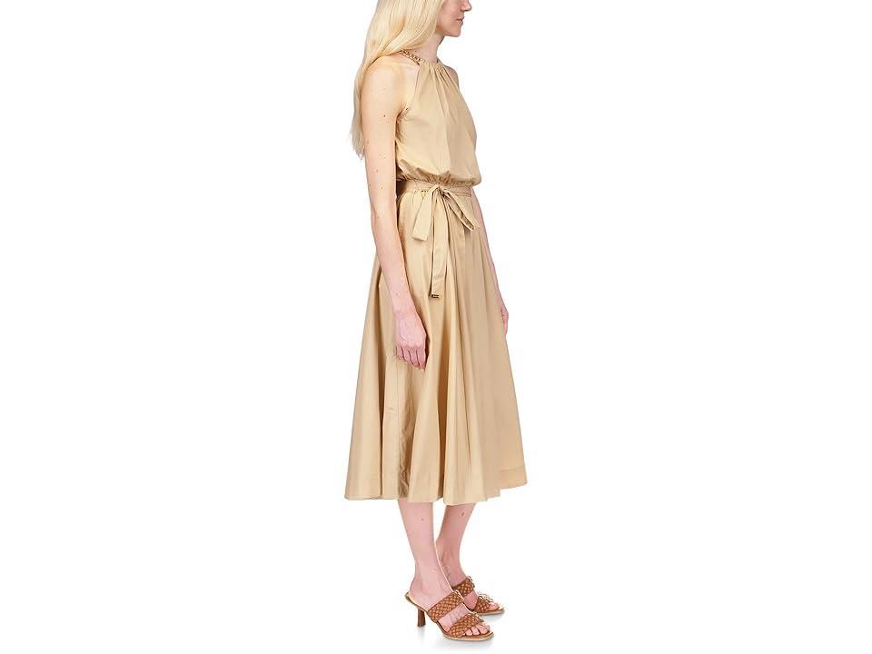 MICHAEL Michael Kors Chain Halter Dress Women's Clothing Product Image