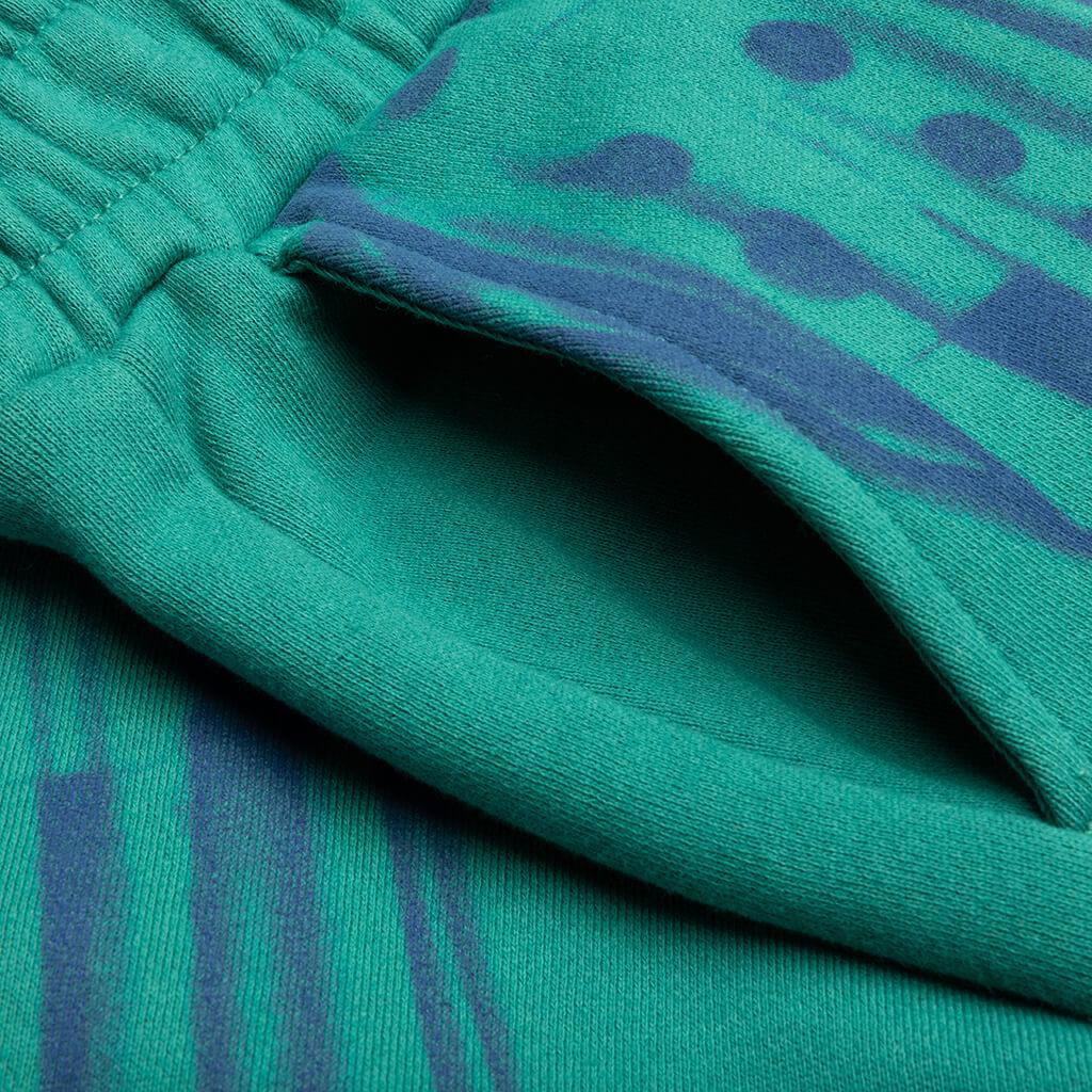 Dice Print Sweat Short - Teal/Purple Male Product Image