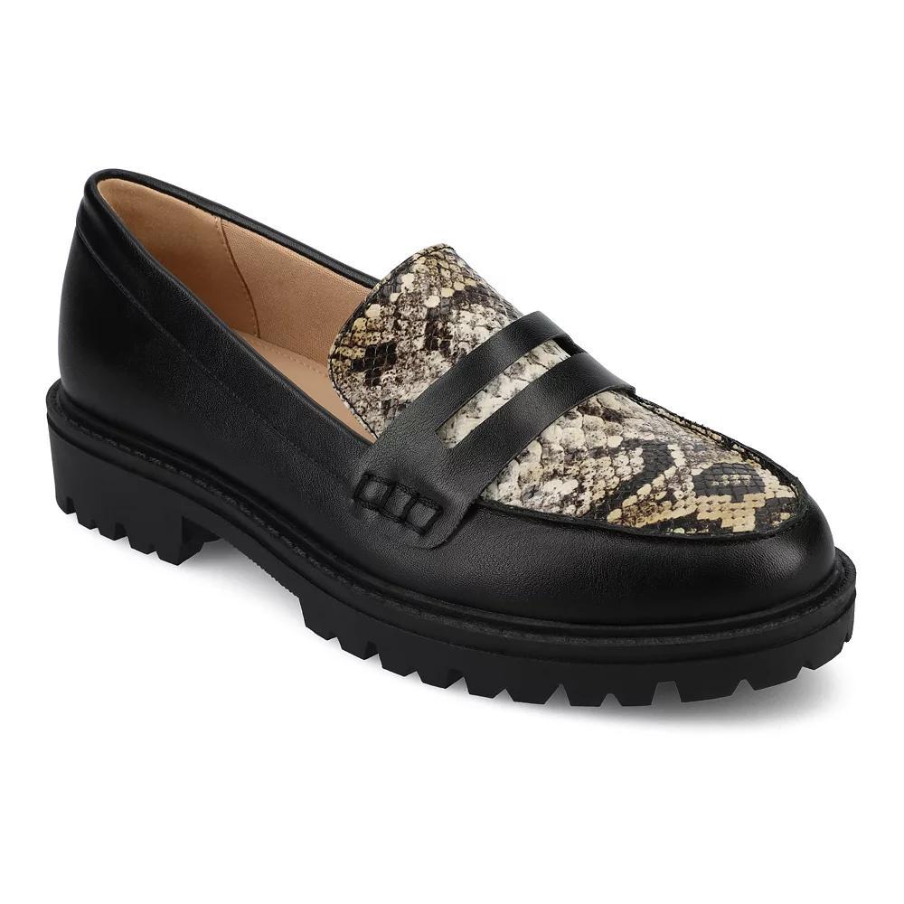 Journee Kenly Tru Comfort Foam™ Women's Loafers, Size: 7.5, Snake Product Image