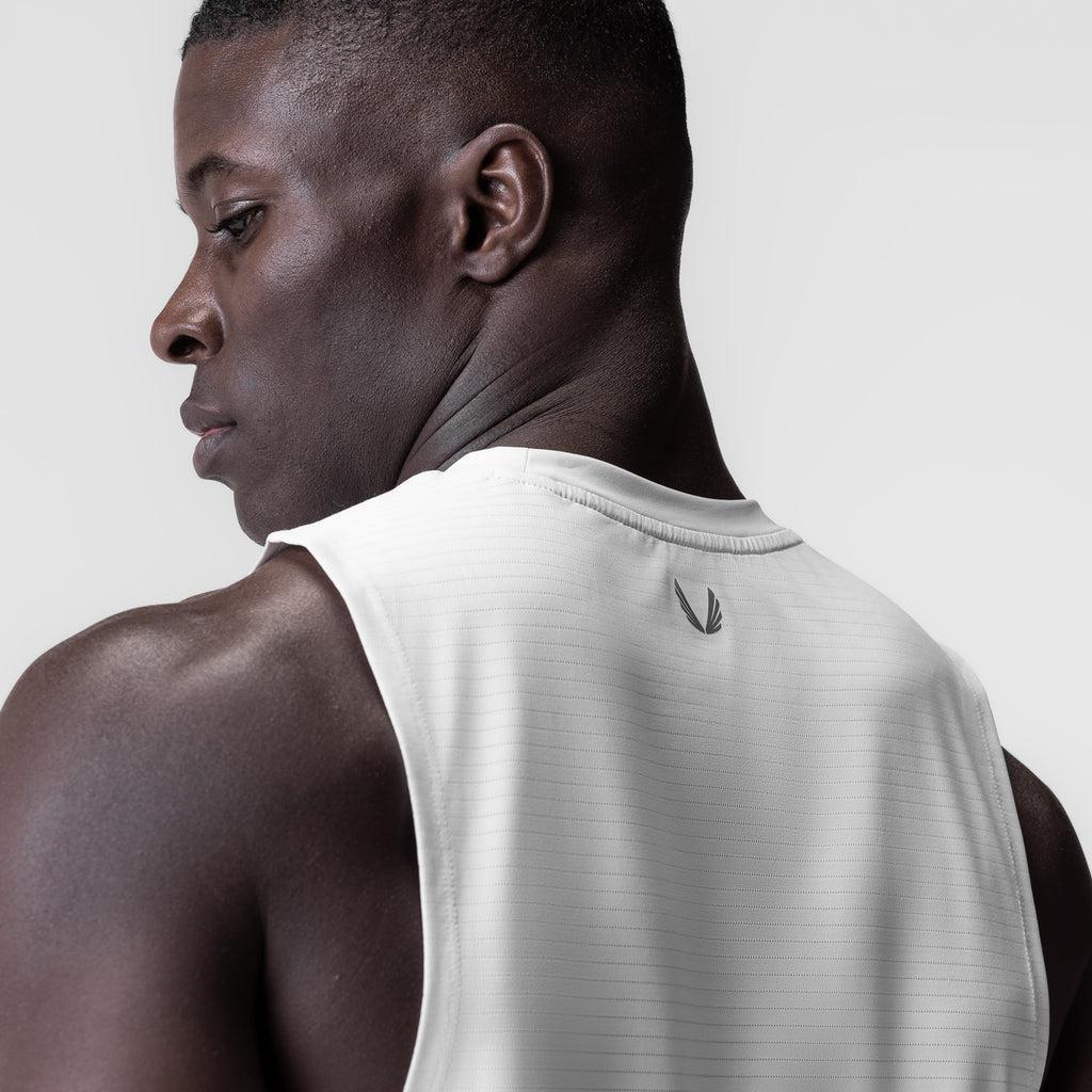 0837. 3D-Lite® 2.0 Lycra® Muscle Tank - White "RP" Product Image