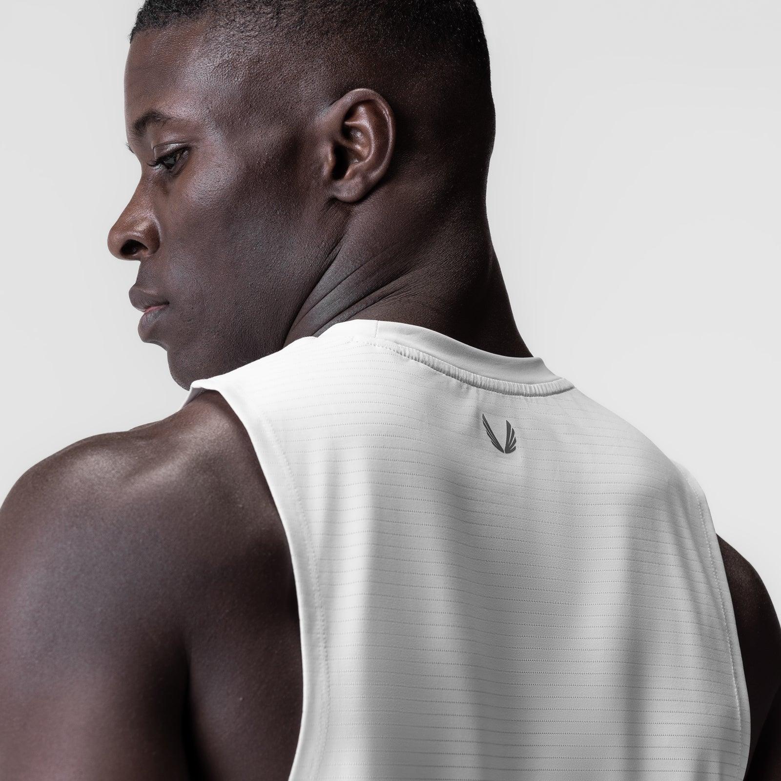 0837. 3D-Lite® 2.0 Lycra® Muscle Tank - White "RP" Product Image