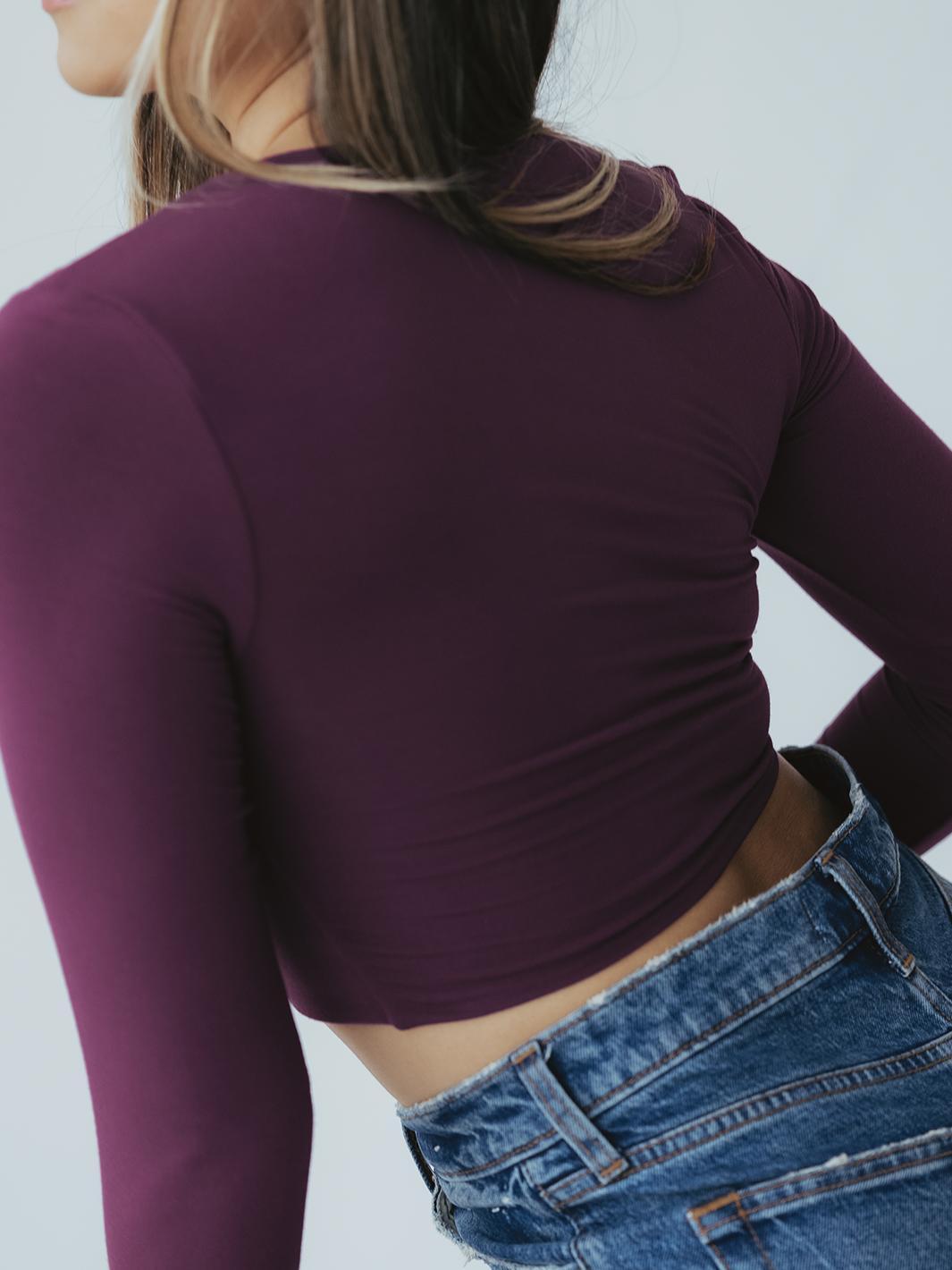 Long Sleeve Square Neck Brami Product Image