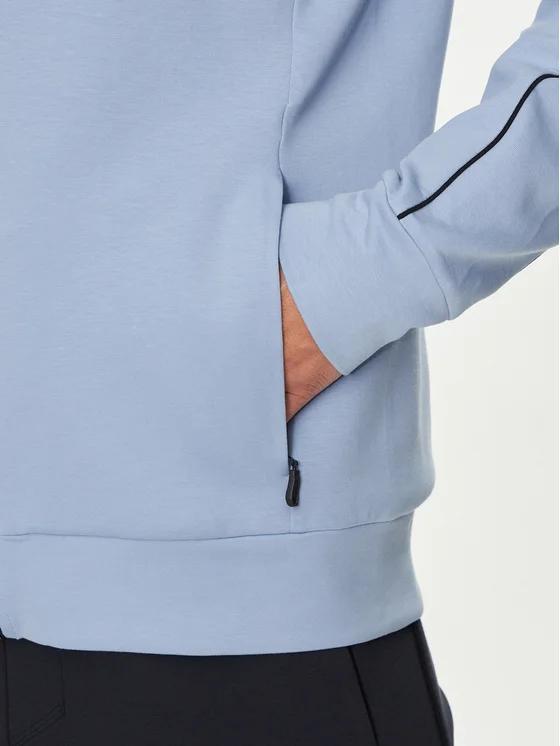 Boss Stretch cotton hoodie with Embossed Artwork Product Image