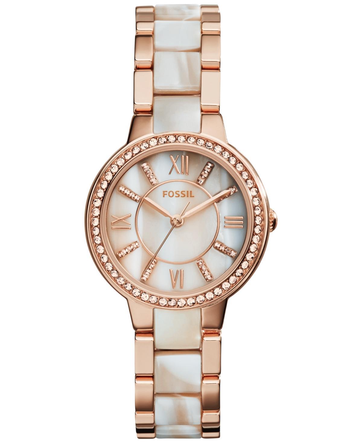 Fossil Virginia Stainless Steel Glitz Bracelet Watch Product Image