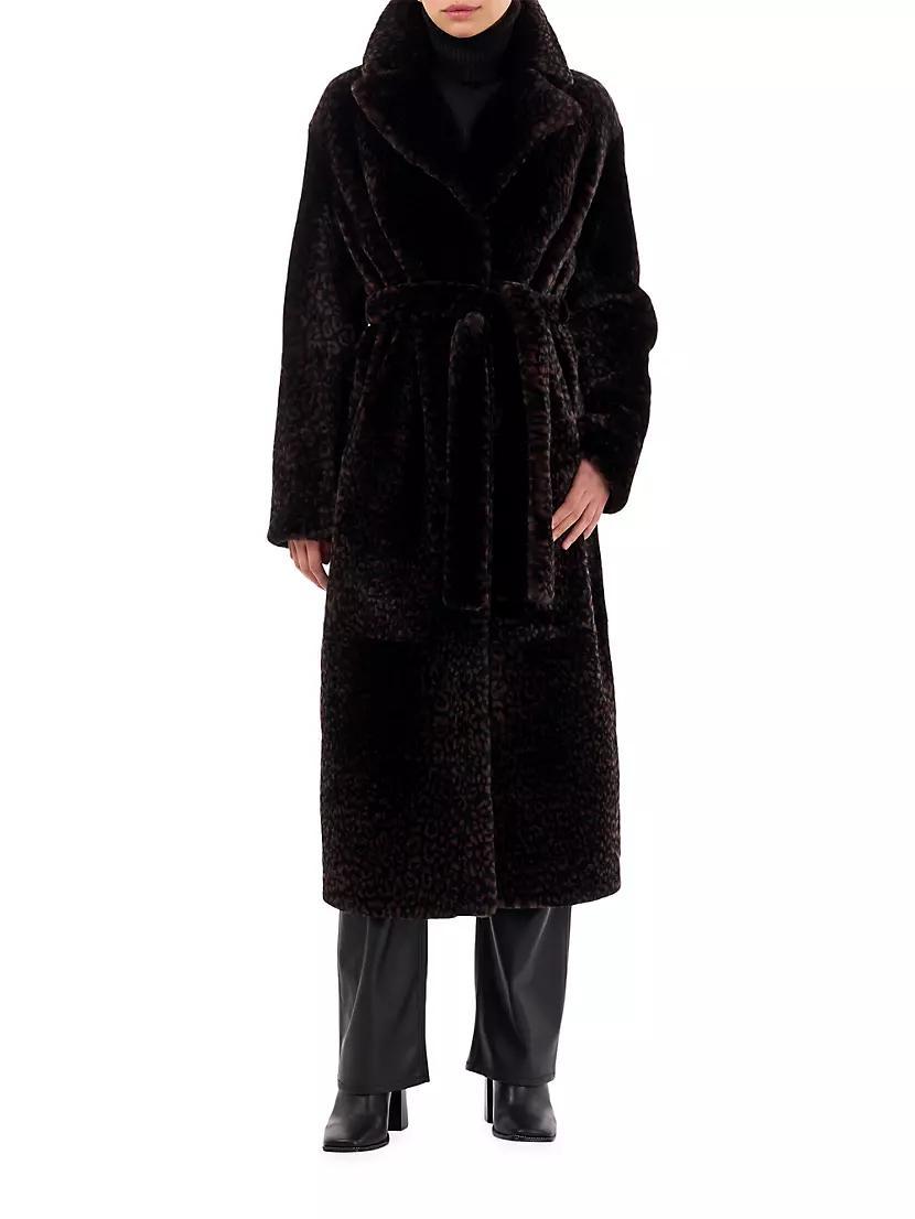 Reversible Shearling Lamb Coat Product Image