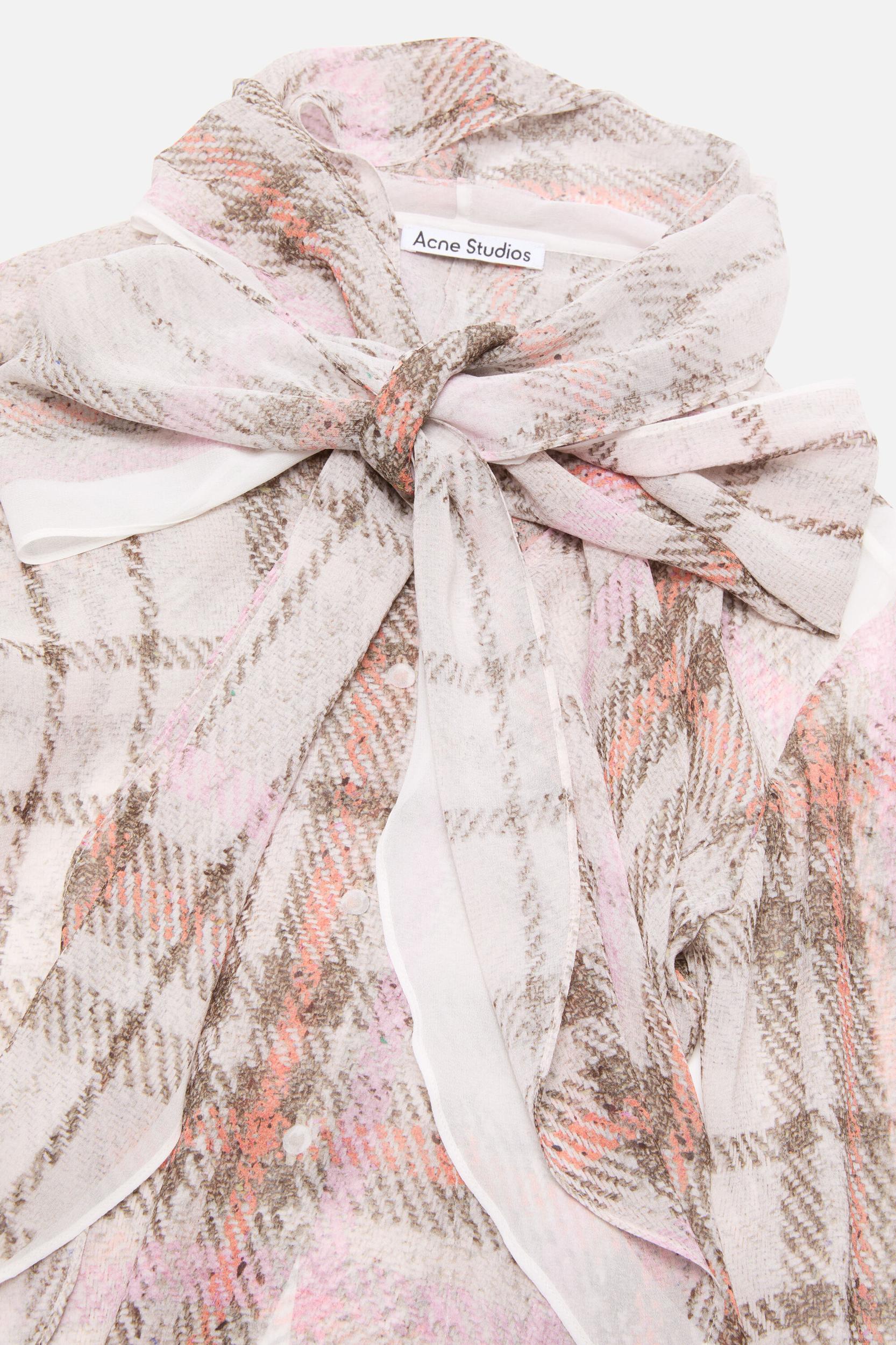 Pleated print skirt Product Image