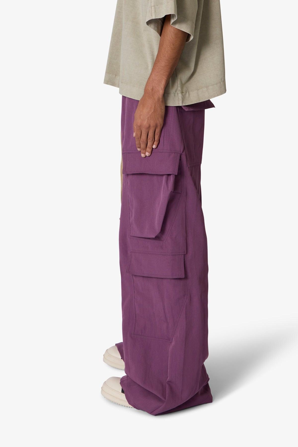 Rave Double Cargo Pants - Mauve Product Image