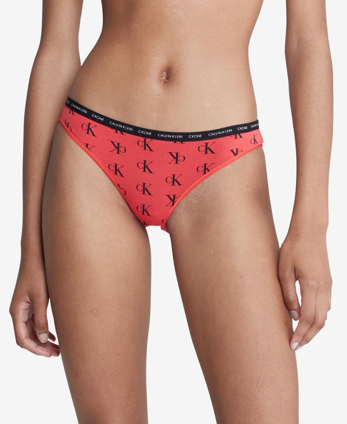 Women's Calvin Klein CK One Bikini Panty QD3785, Size: XL, Grey Gray Product Image