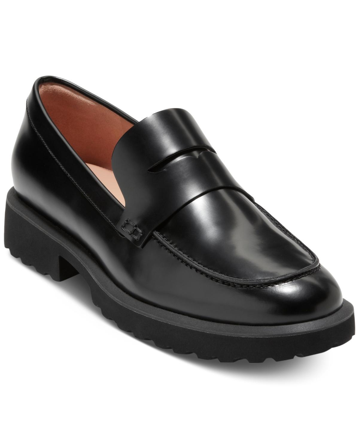 Cole Haan Womens Geneva Slip On Penny Loafer Flats Product Image