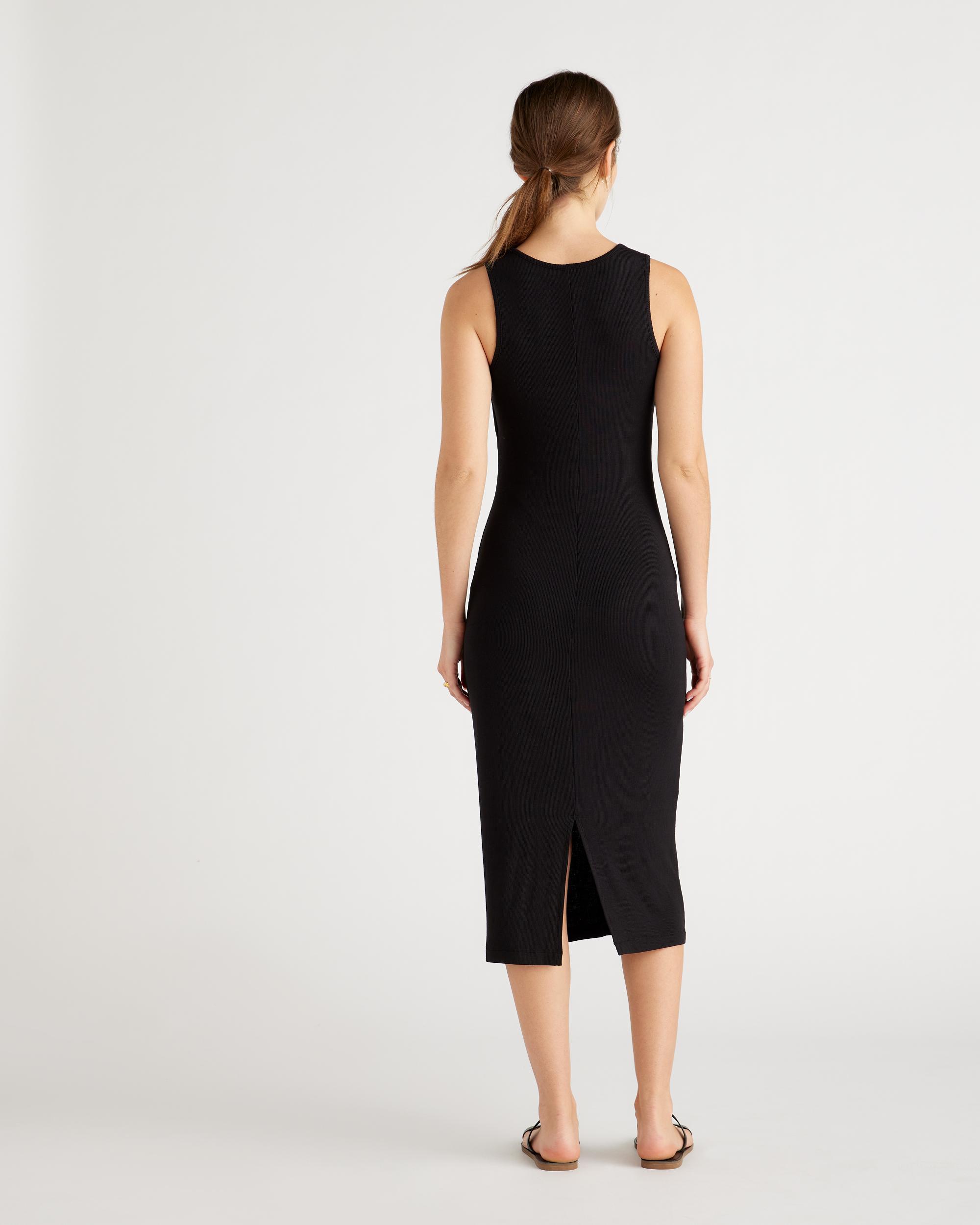 Quince | Women's Rib Knit Dress Size XL, Tencel Product Image