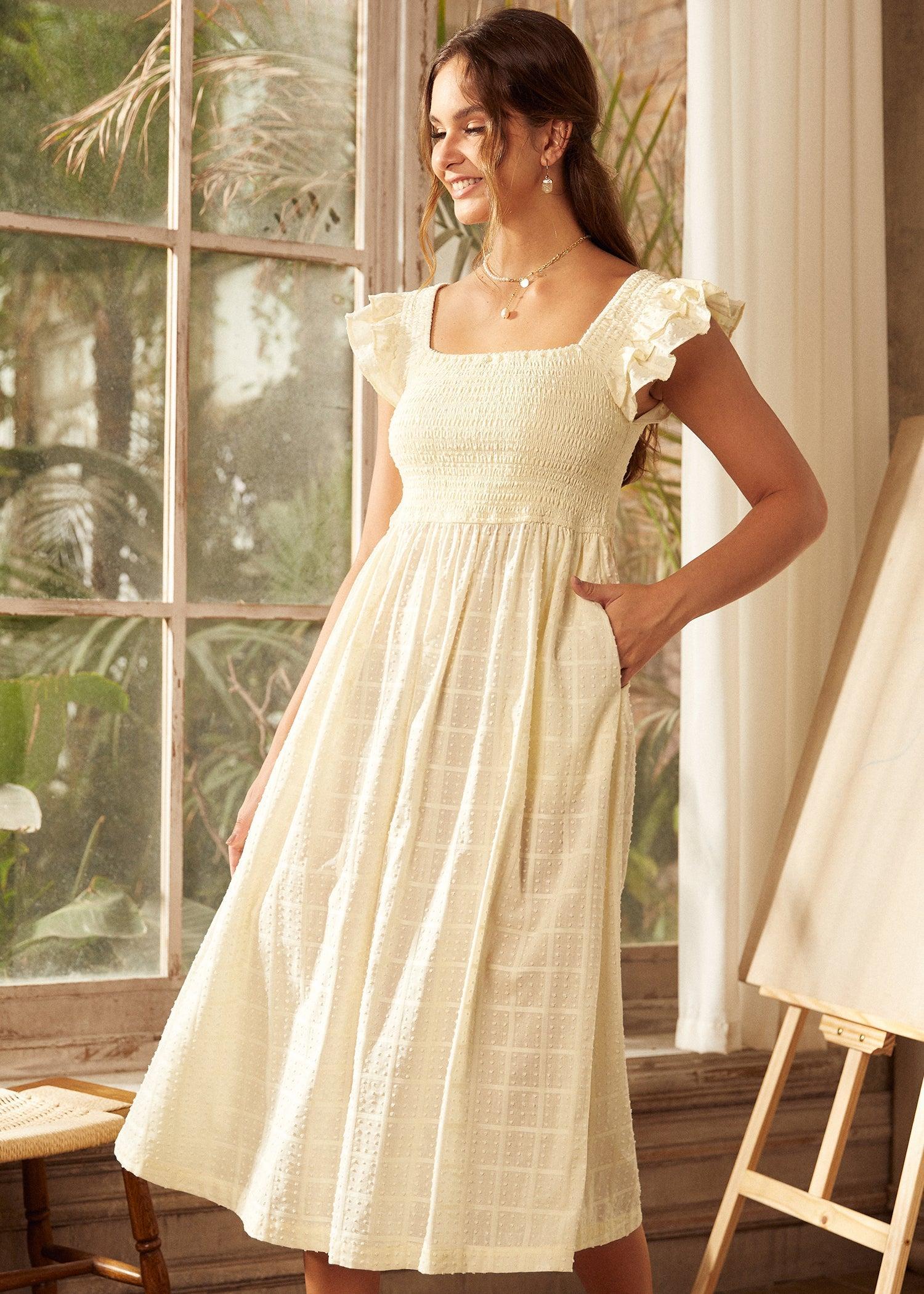 Flair and Square Babydoll Dress Product Image