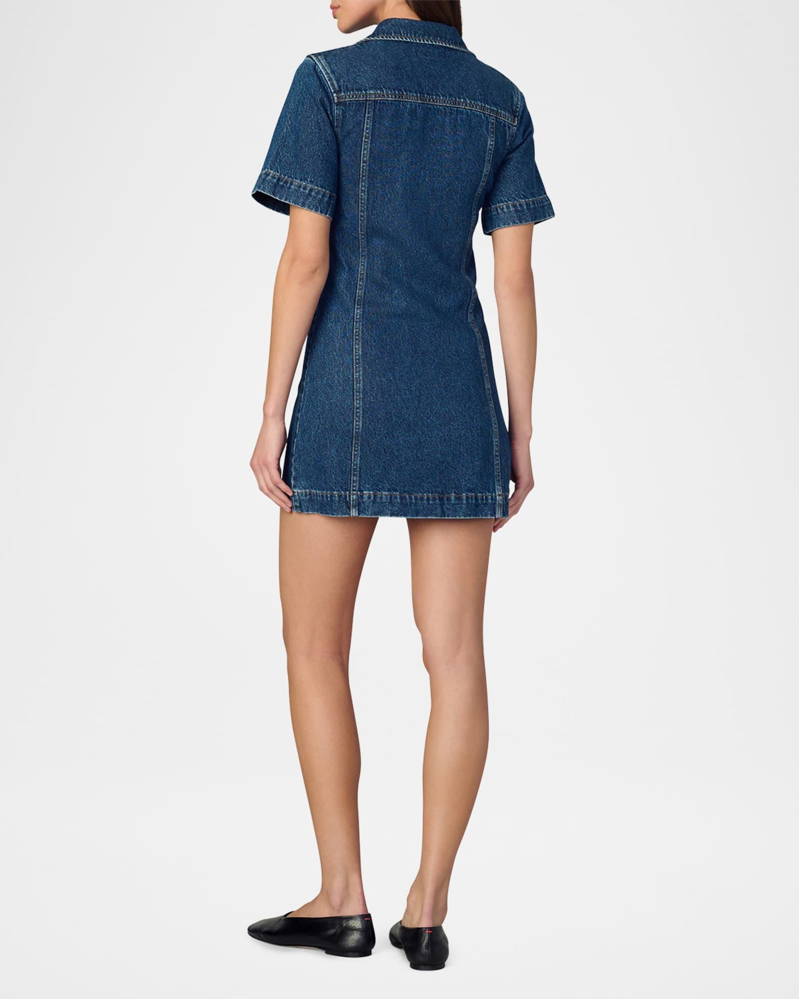 The Denim Trucker Shift Dress Product Image