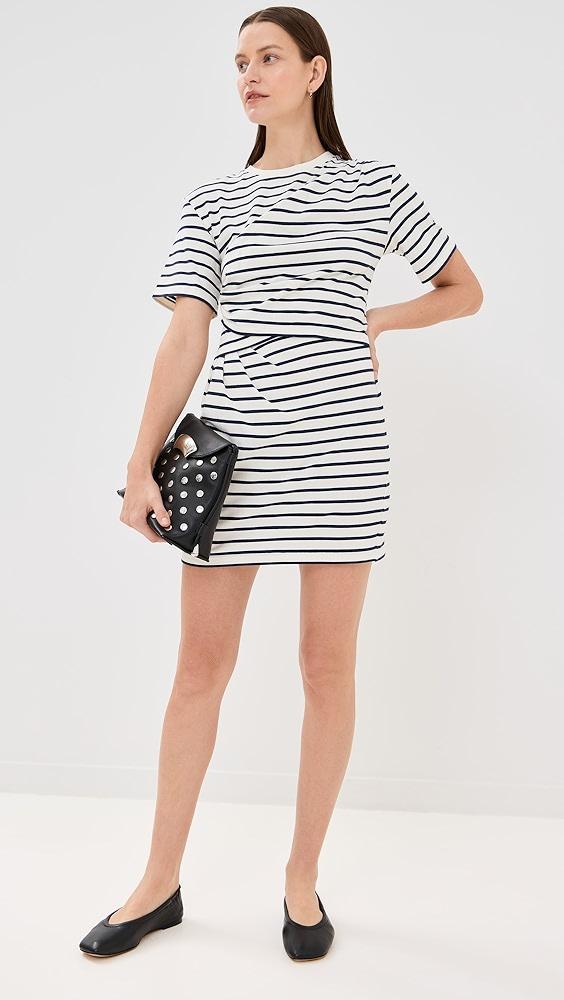 SIMKHAI Zeus Short Sleeve Draped T-Shirt Dress | Shopbop Product Image