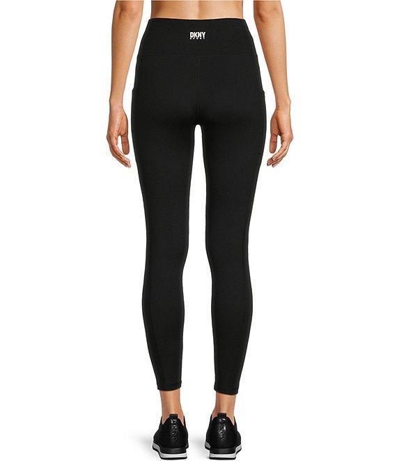 DKNY Sport by Donna Karan Sueded Compression High Waisted Ankle Length Leggings Product Image