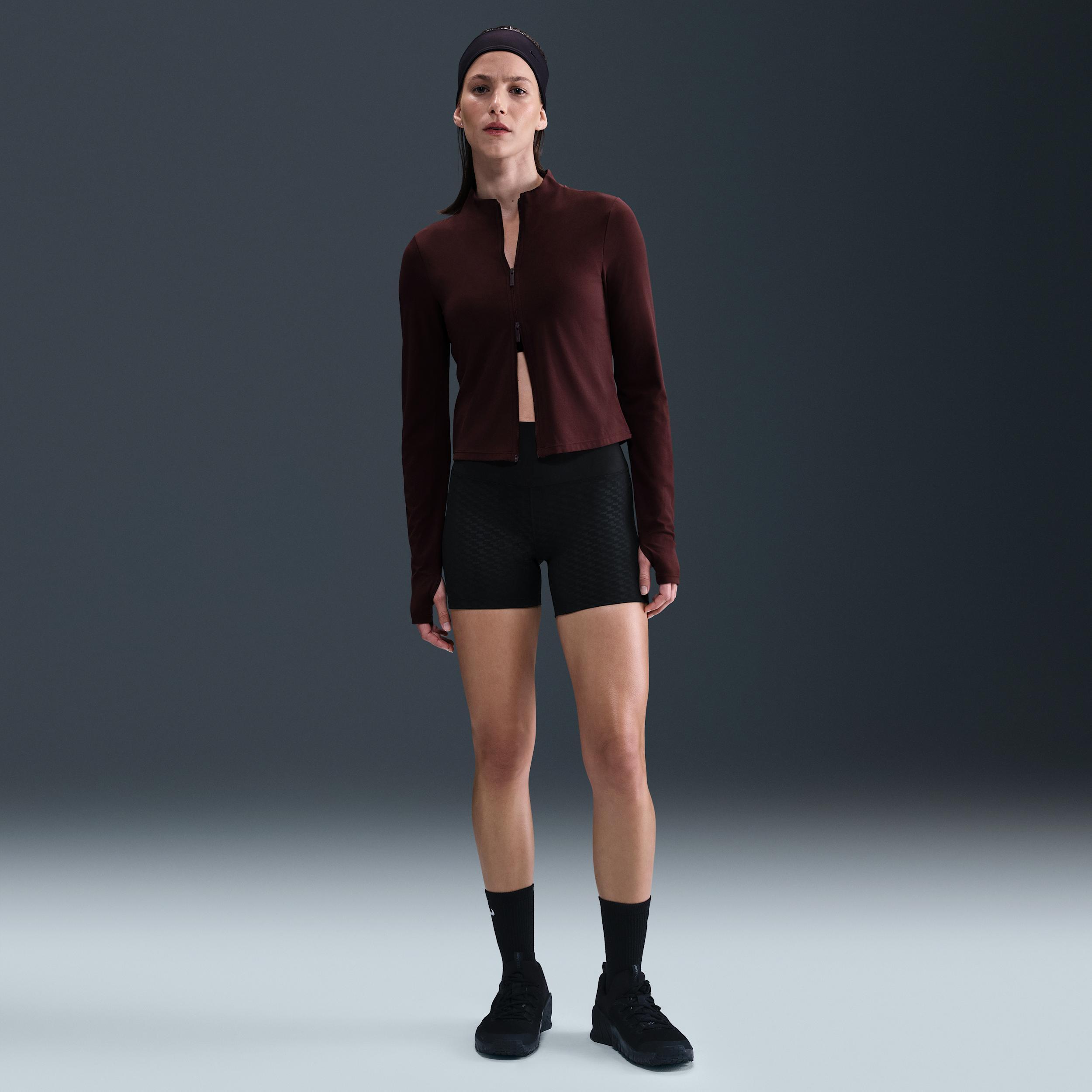Nike Zenvy Women's Dri-FIT Full-Zip Long-Sleeve Top Product Image