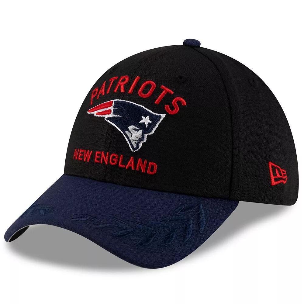 Men's New Era  Black/Navy New England Patriots 2025 NFL Draft 39THIRTY Flex Hat, Size: Large/XL Product Image
