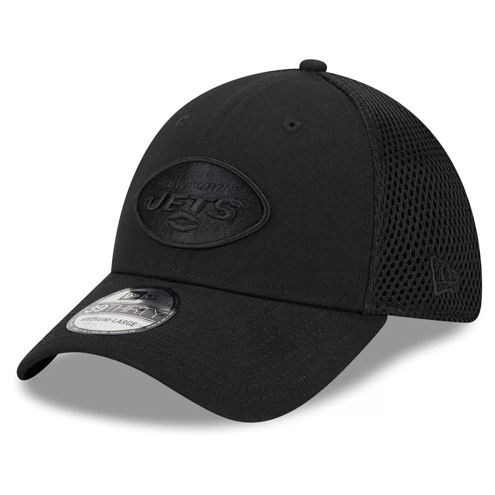 Men's New Era Black  New York Jets  Main Neo 39THIRTY Flex Hat, Size: Large/XL Product Image