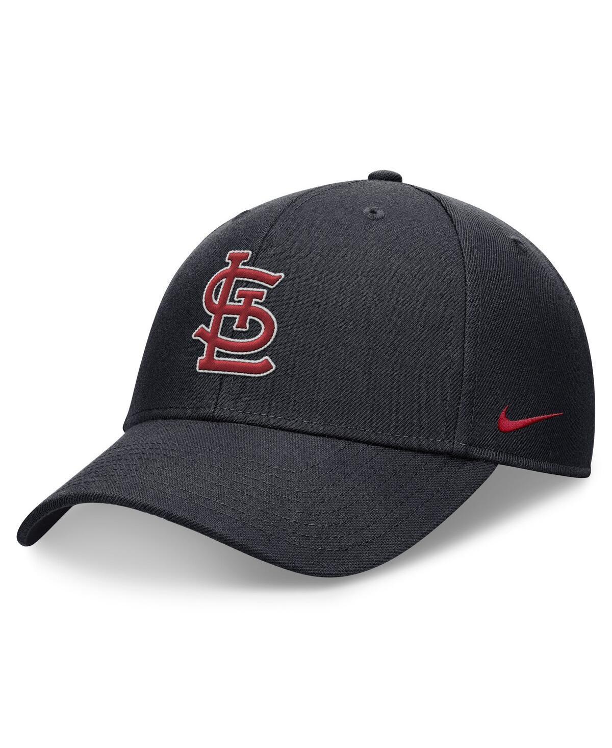 Men's Nike Navy St. Louis Cardinals Evergreen Club Performance Adjustable Hat, Size: Medium/Large, Black Product Image