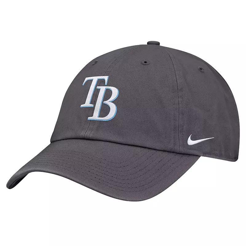 Men's Nike Gray Tampa Bay Rays Club Adjustable Hat, Size: Medium/Large, Grey Product Image