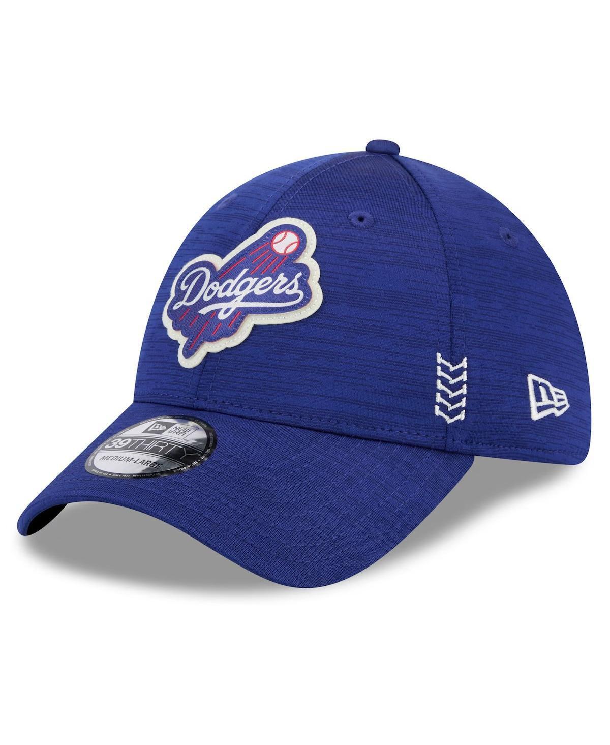 Men's New Era  Royal Los Angeles Dodgers 2024 Clubhouse 39THIRTY Flex Fit Hat, Size: Medium/Large, Blue Product Image