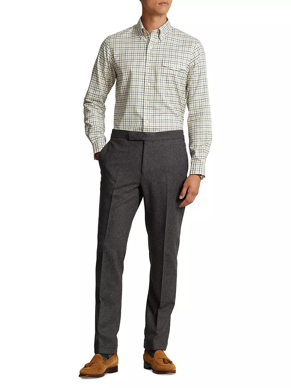 Twill Long-Sleeve Sport Shirt Product Image