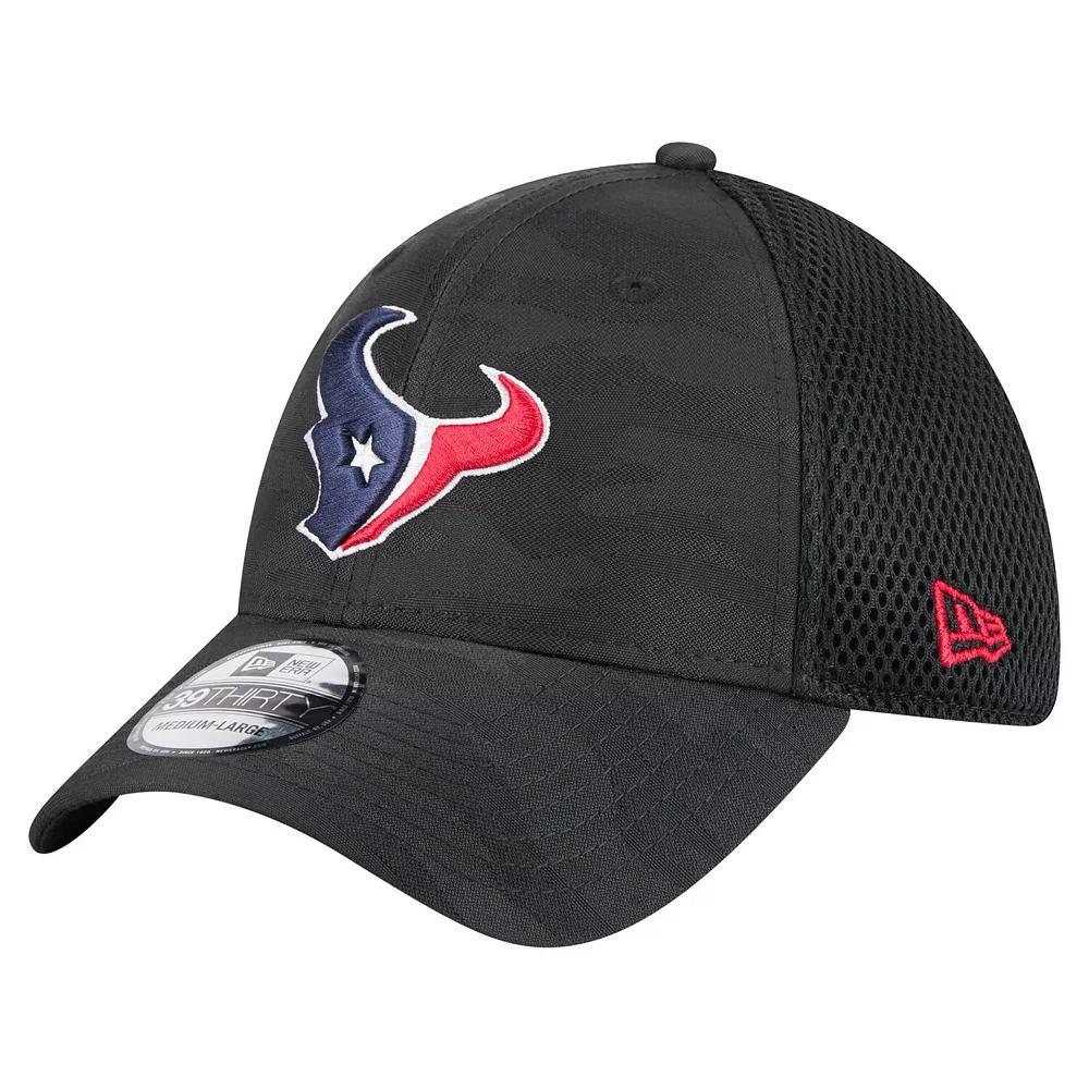 Men's New Era Black Houston Texans Active Camo 39THIRTY Flex Hat, Size: Medium/Large Product Image