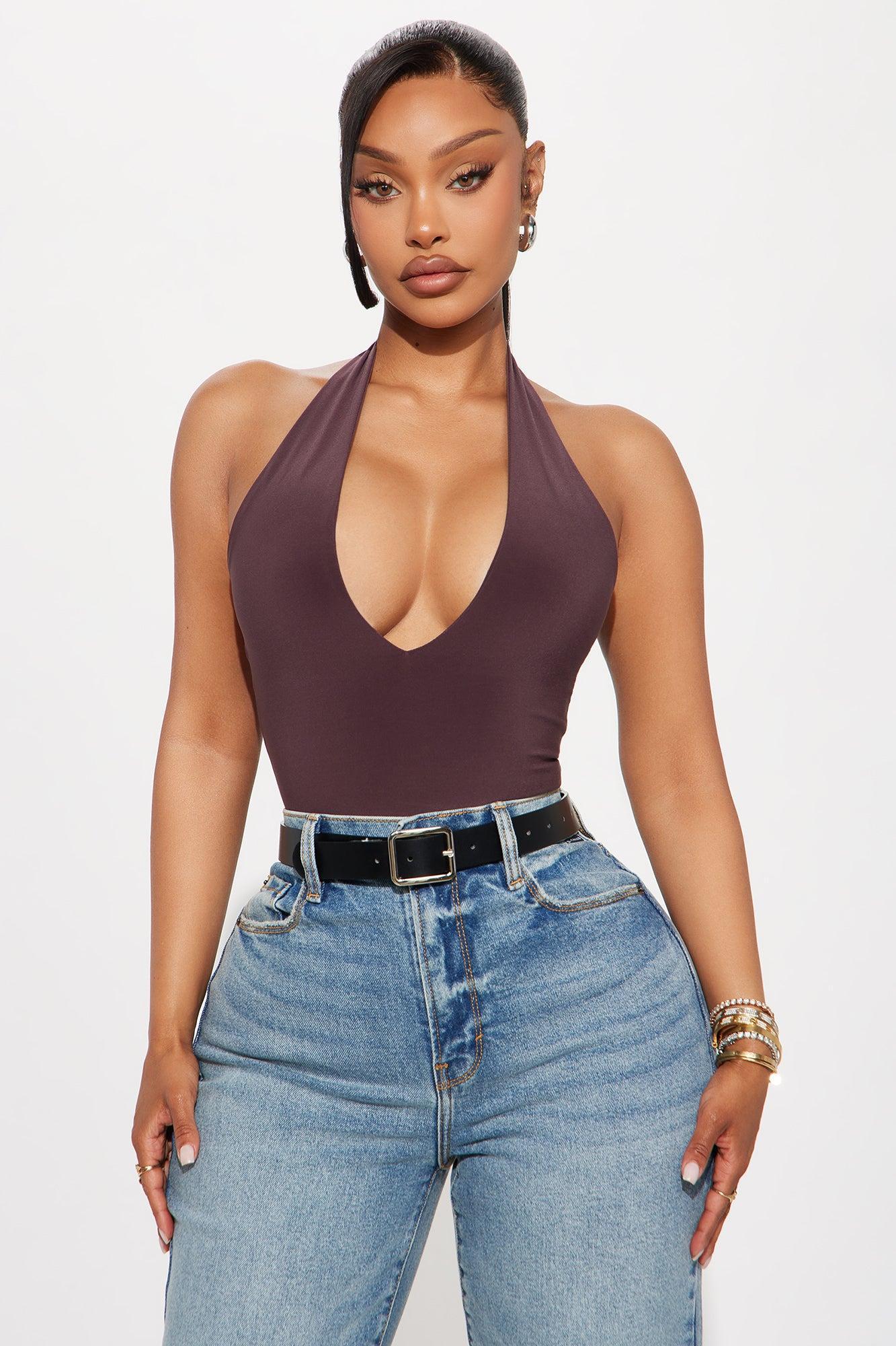 It's Getting Hot In Here Bodysuit - Chocolate Product Image