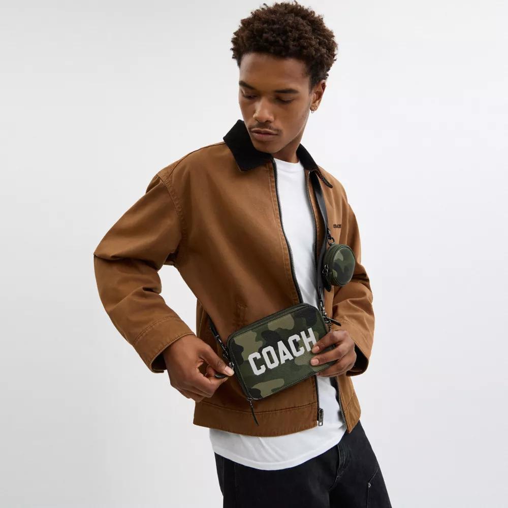 Charter Crossbody Bag 19 With Camo Print And Coach Graphic Product Image