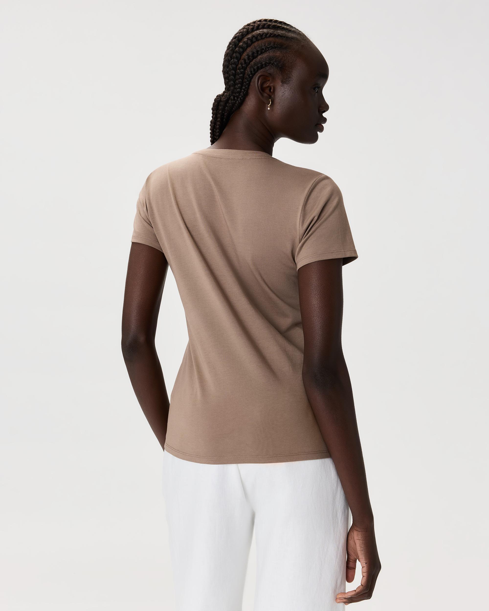 Quince | Women's Cotton Modal V-Neck T-Shirt Cotton/Modal Product Image