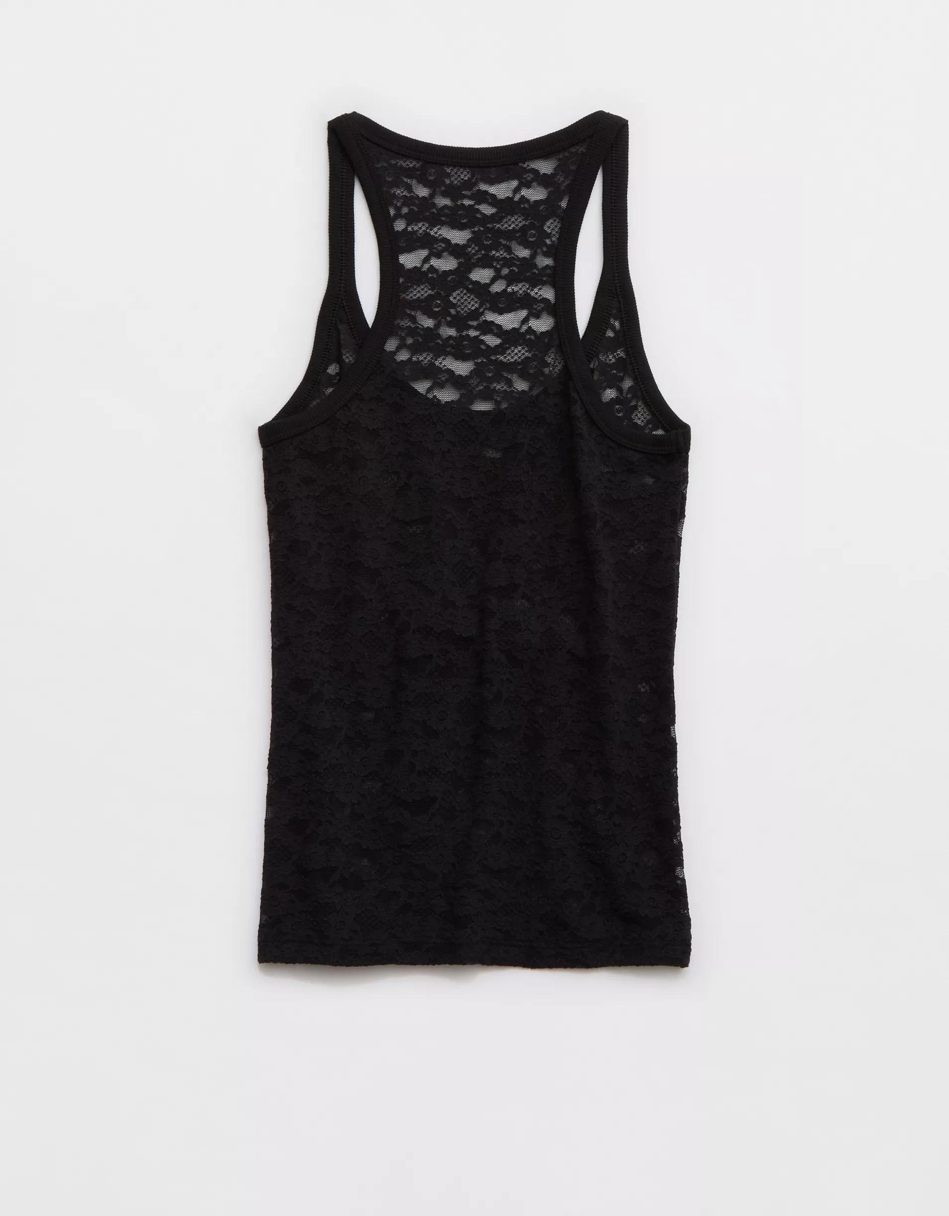 Aerie Easy Does It Vintage Lace Tank Top Women's Product Image