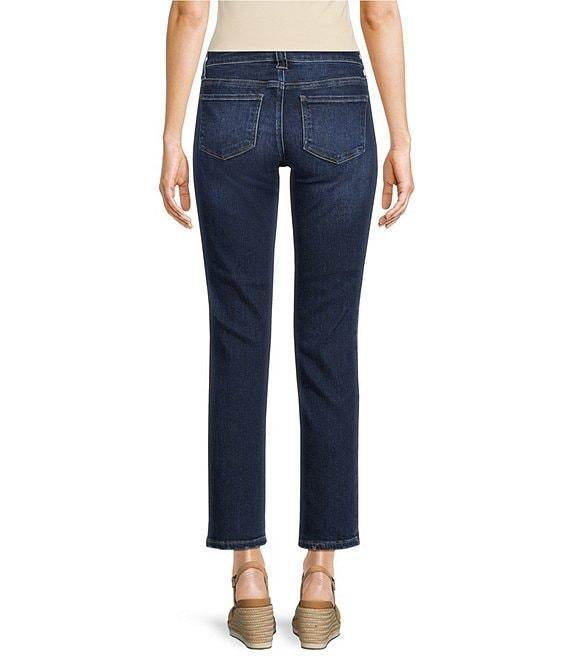 KUT from the Kloth Petite Size Stevie Mid-Rise Straight Leg 5 Pockets Jeans Product Image