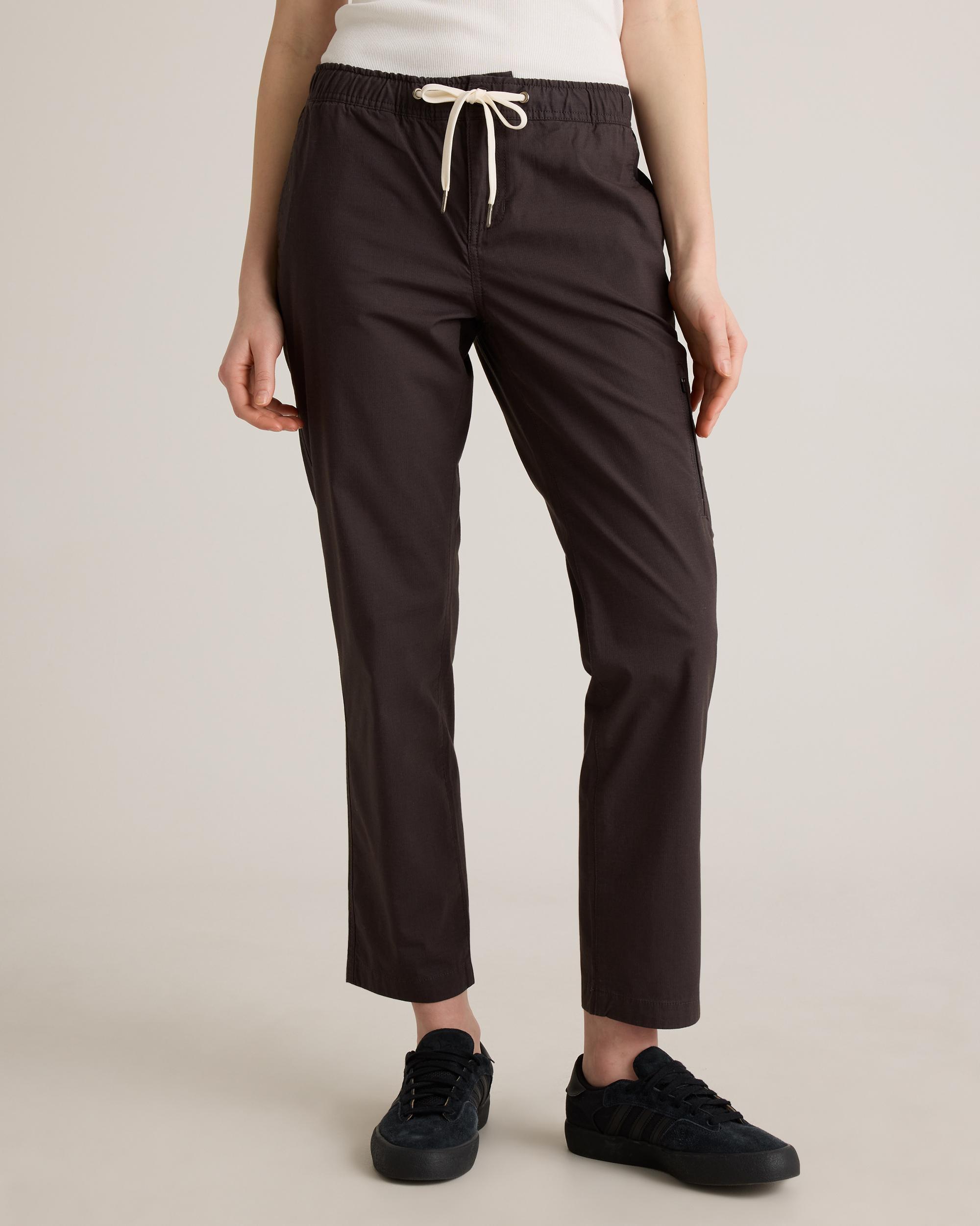 Quince | Women's Organic Stretch Ripstop Straight Pants Cotton Product Image
