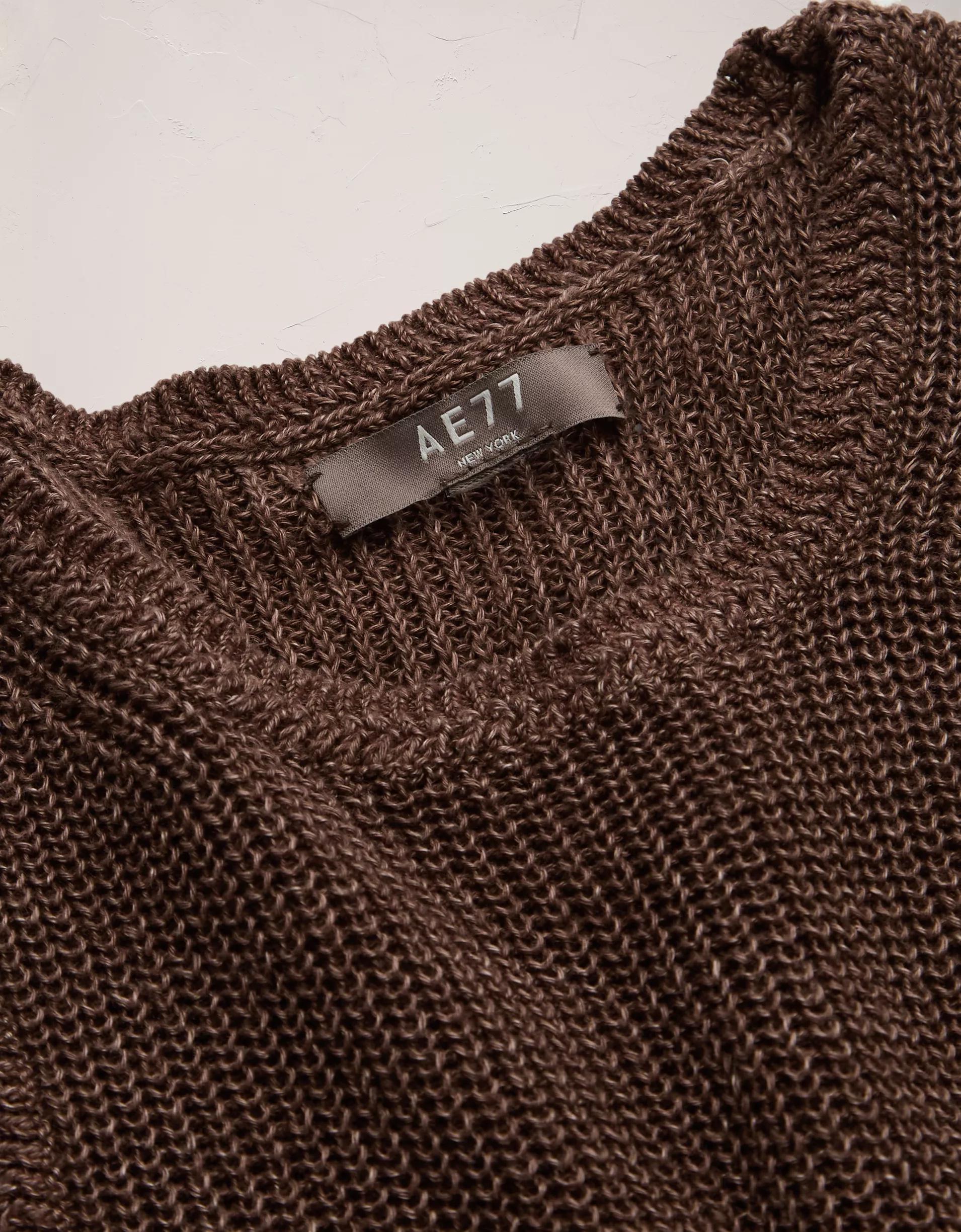 AE77 Premium Linen Sweater Tank Top Product Image