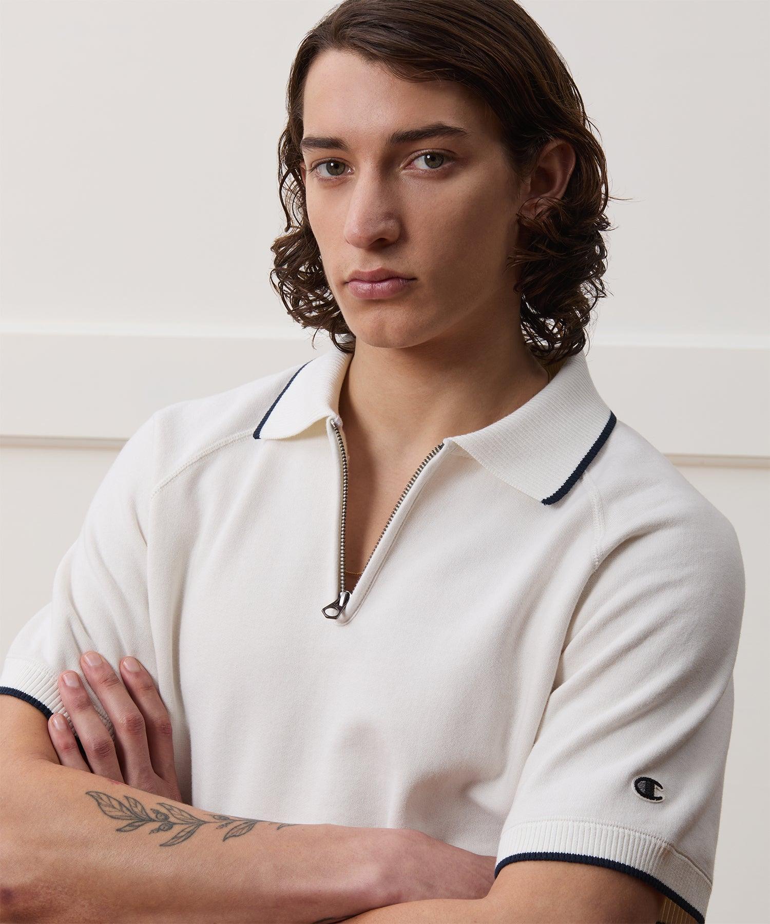 Champion Fleece Quarter-Zip Polo Product Image