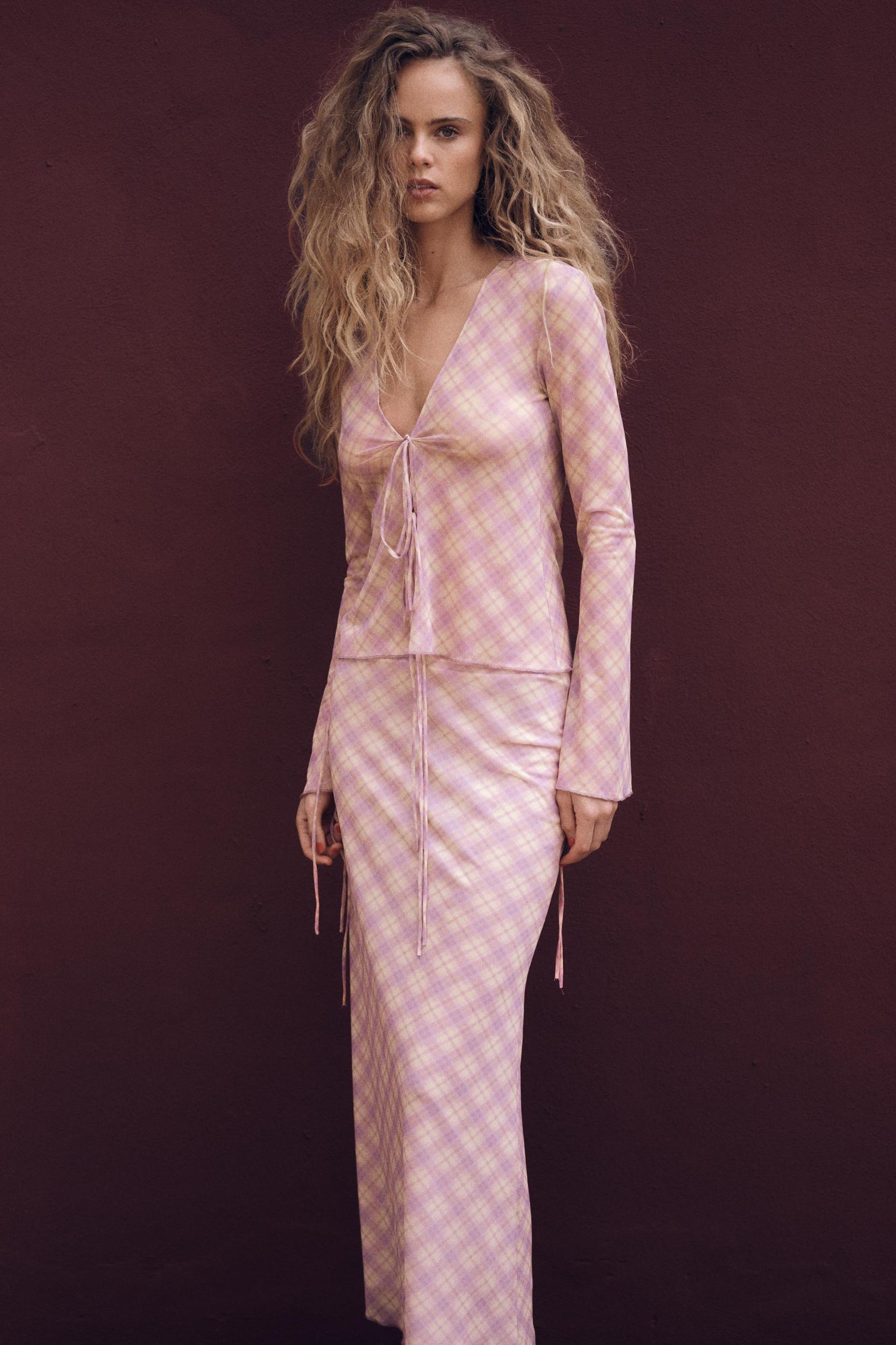PRINTED TULLE SHIRT Product Image