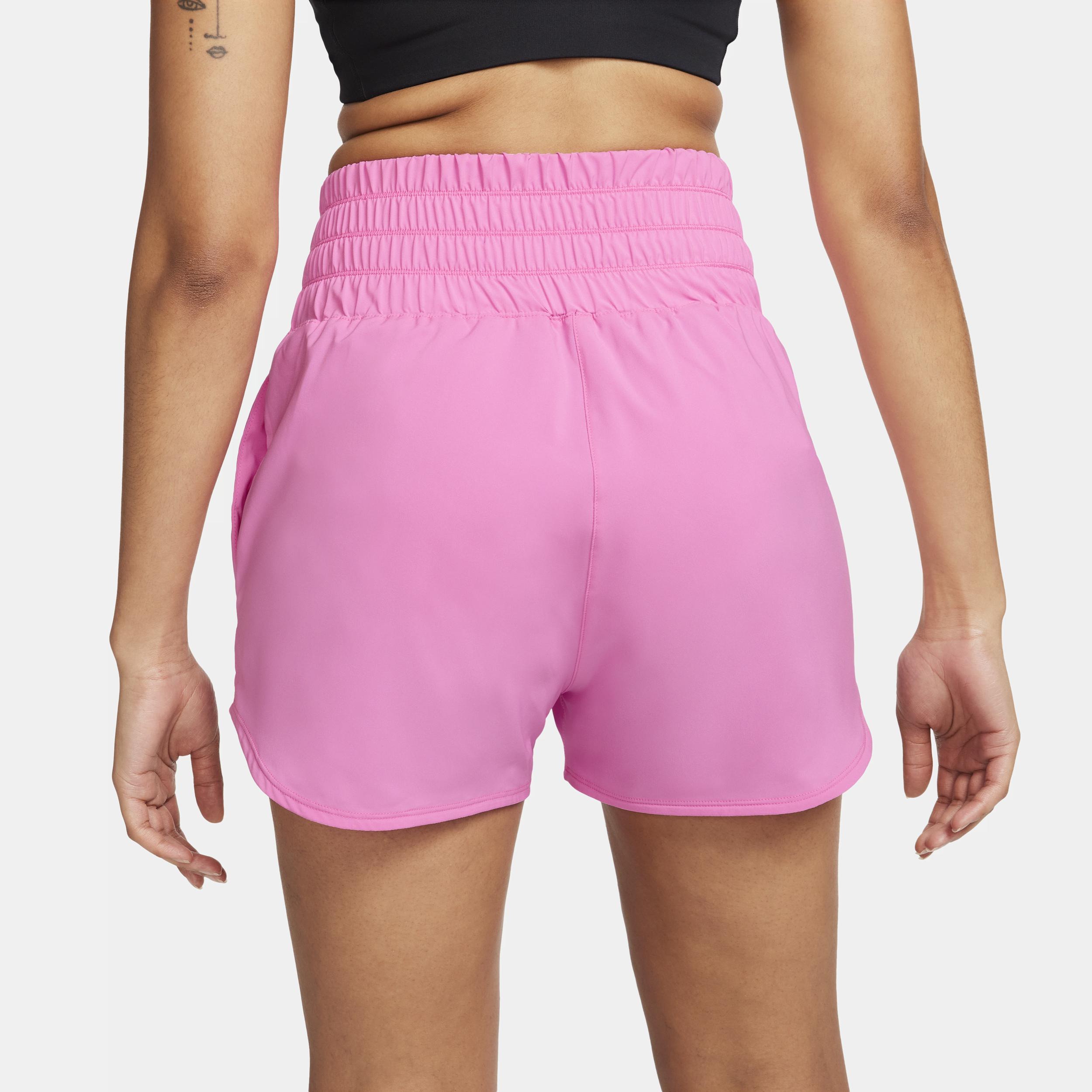 Nike Women's One Dri-FIT Ultra High-Waisted 3" Brief-Lined Shorts Product Image
