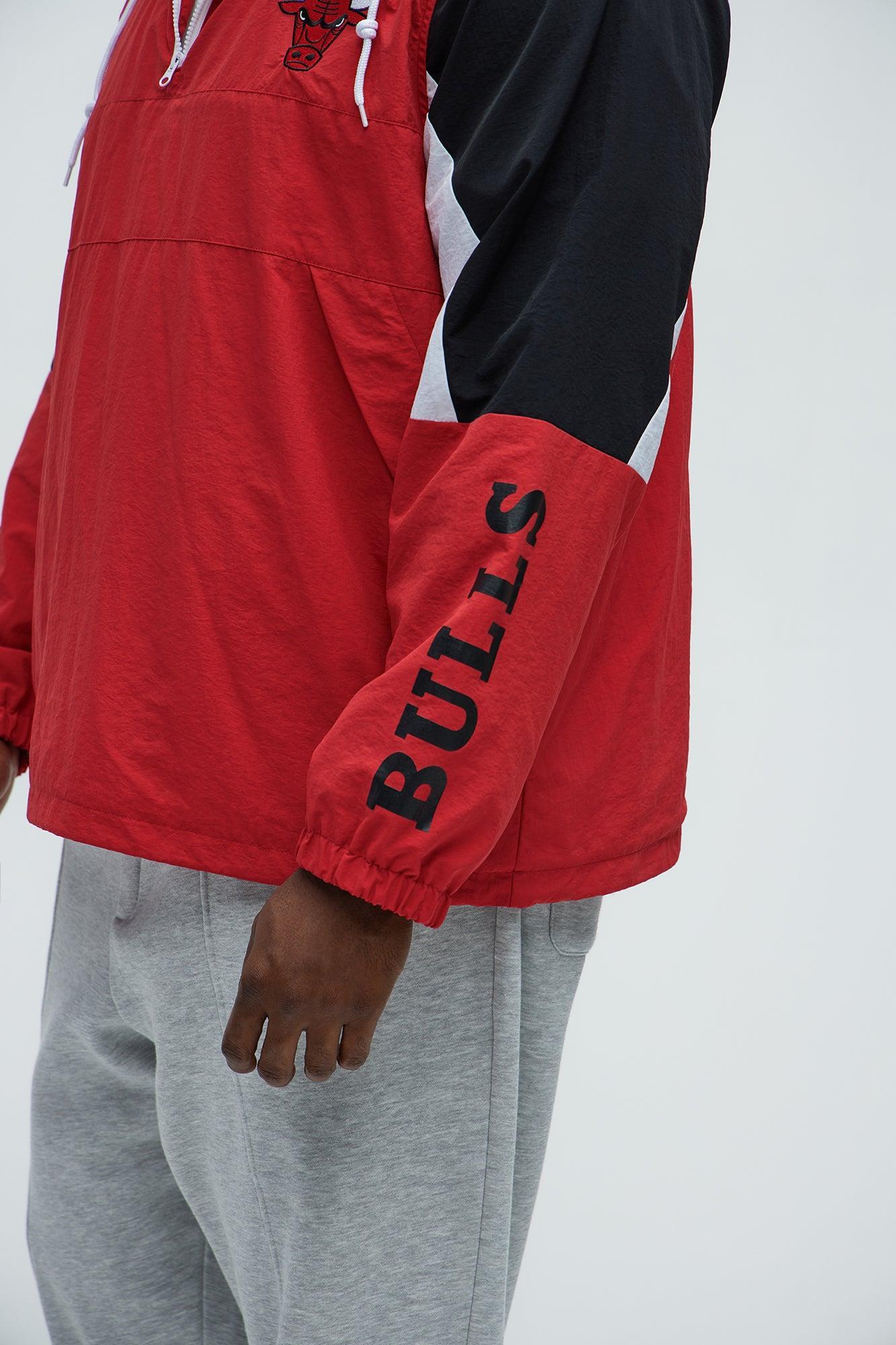 Bulls Ranger Quarter Zip Hoodie Jacket - Red Male Product Image
