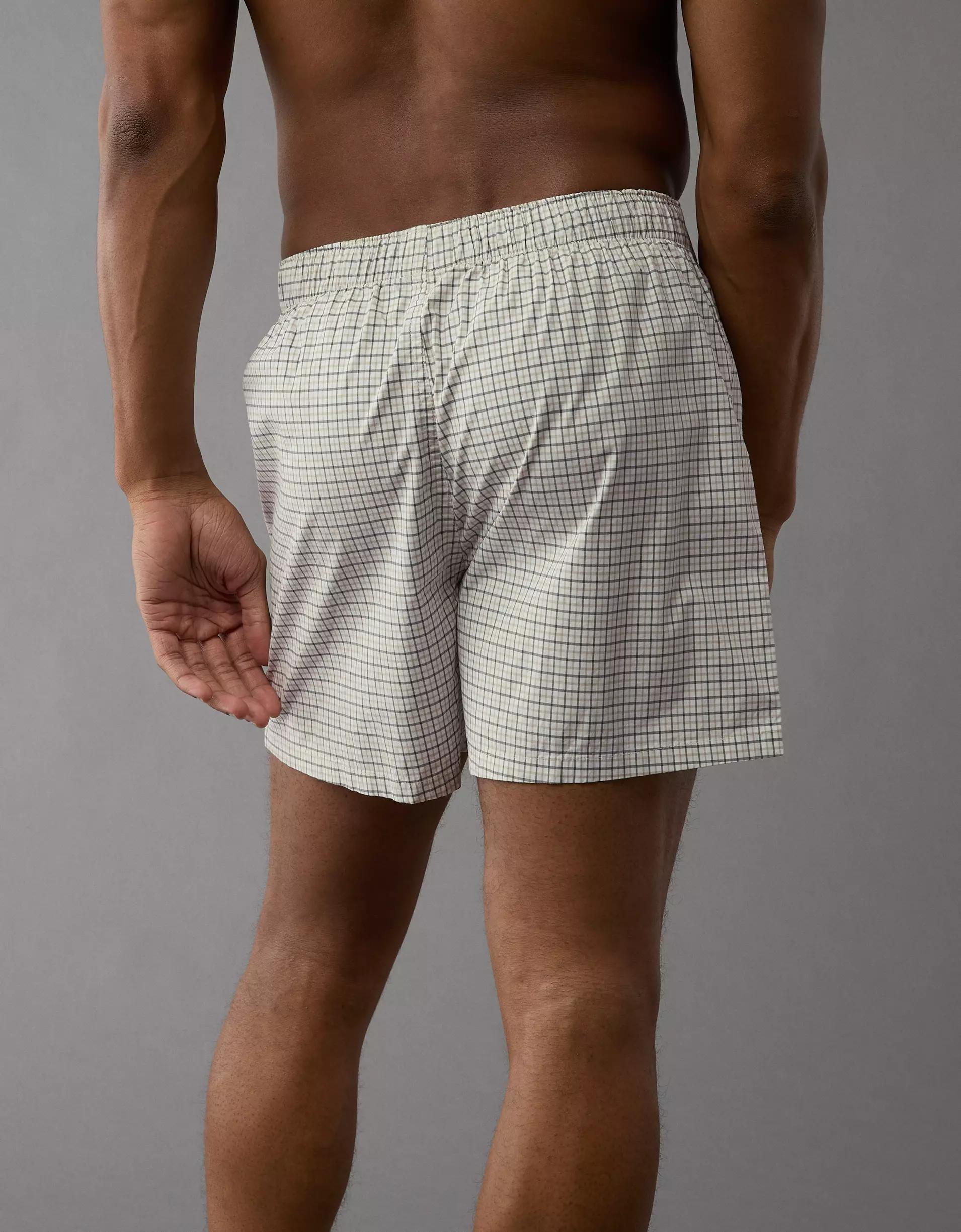 AEO Plaid Stretch Boxer Short Product Image