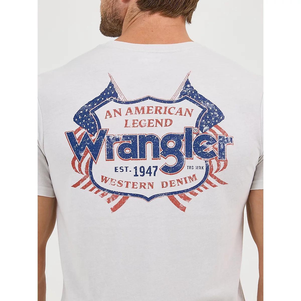 Men's Wrangler Back Graphic T-Shirt in Jet Product Image